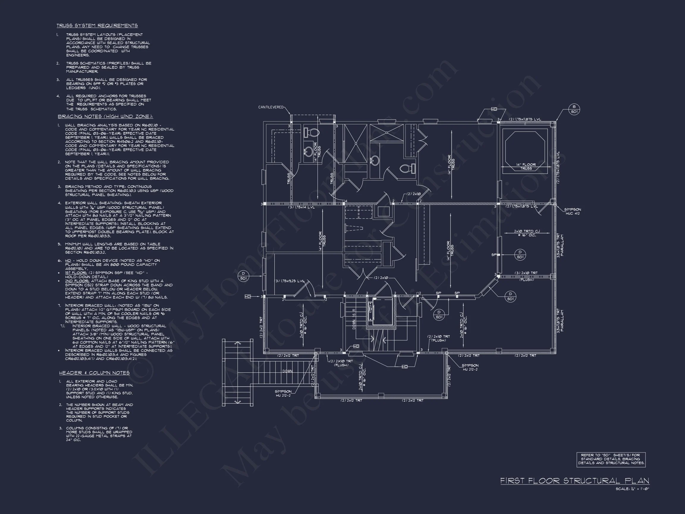 Beach house Floor Plan with CAD Designs & Open Layout Features