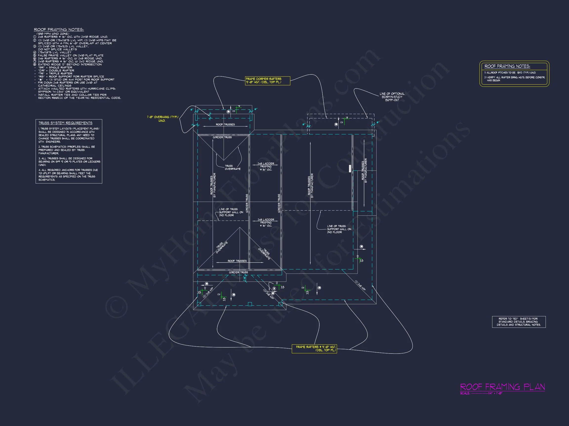 16-1558 HOUSE PLAN - Custom Craftsman House Plan with 5 Beds & 4 Baths in CAD Designs 14 Custom Craftsman house Plan with 5 Beds & 4 Baths in CAD Designs