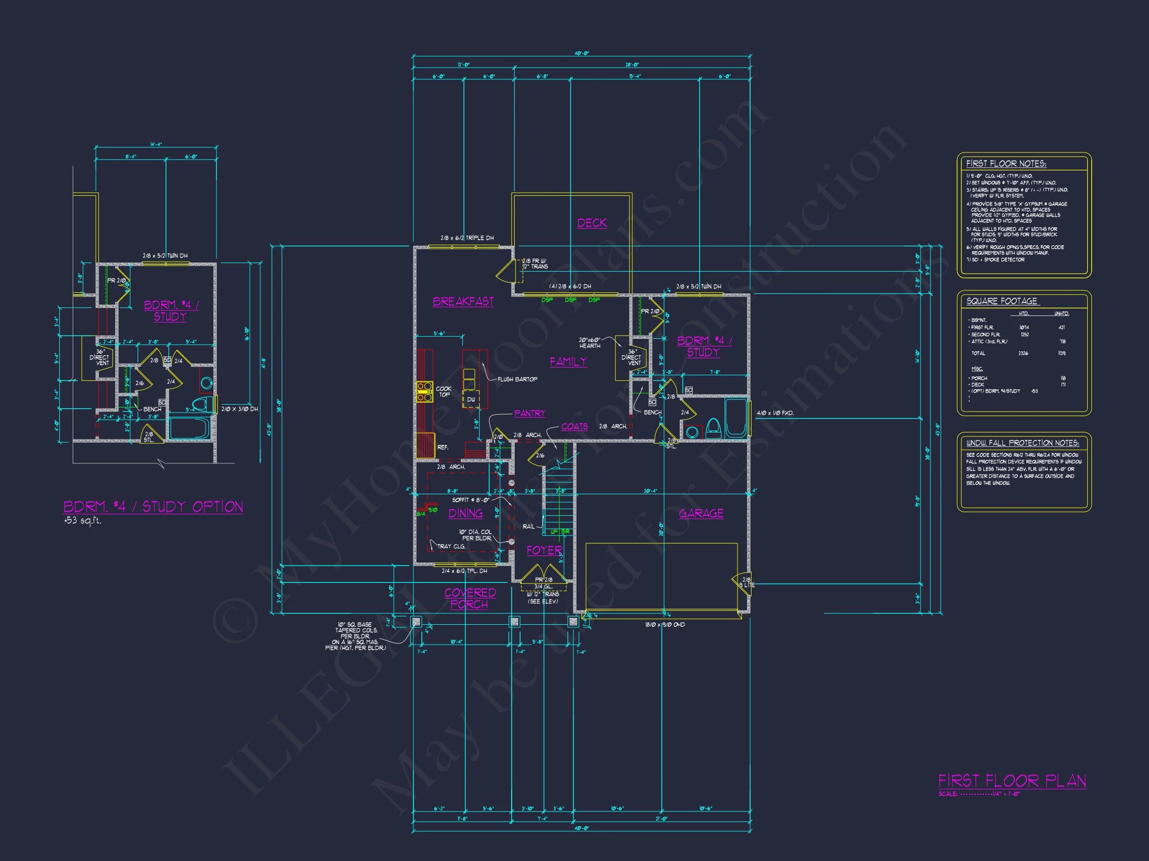 16-1558 HOUSE PLAN - Custom Craftsman House Plan with 5 Beds & 4 Baths in CAD Designs 8 Custom Craftsman house Plan with 5 Beds & 4 Baths in CAD Designs