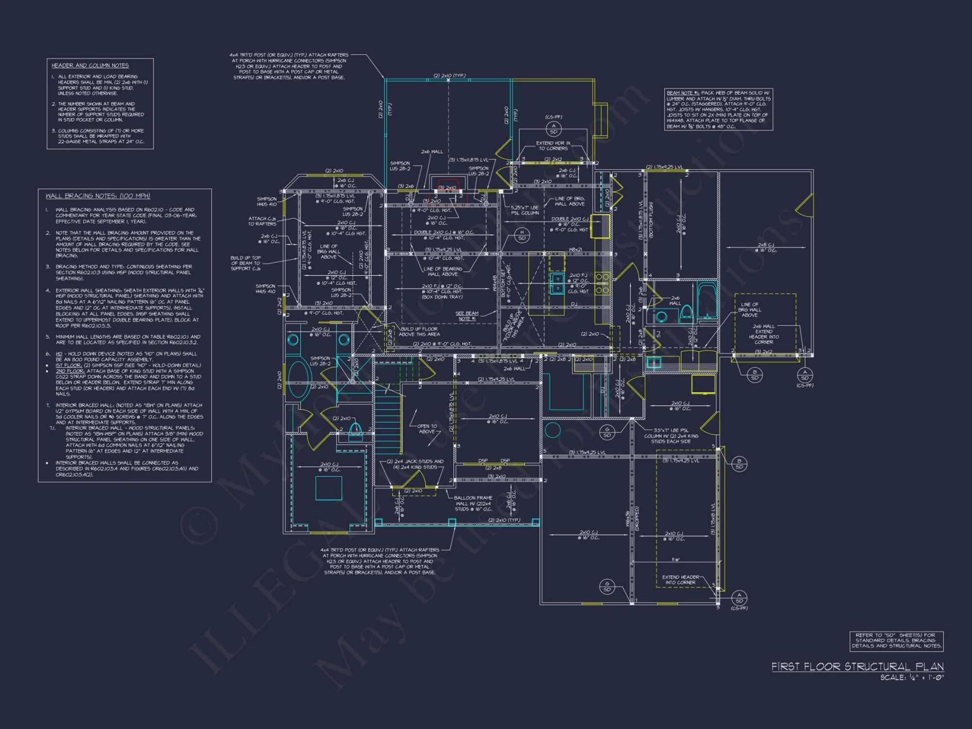 Traditional Craftsman house Plan with Spacious Floor Design
