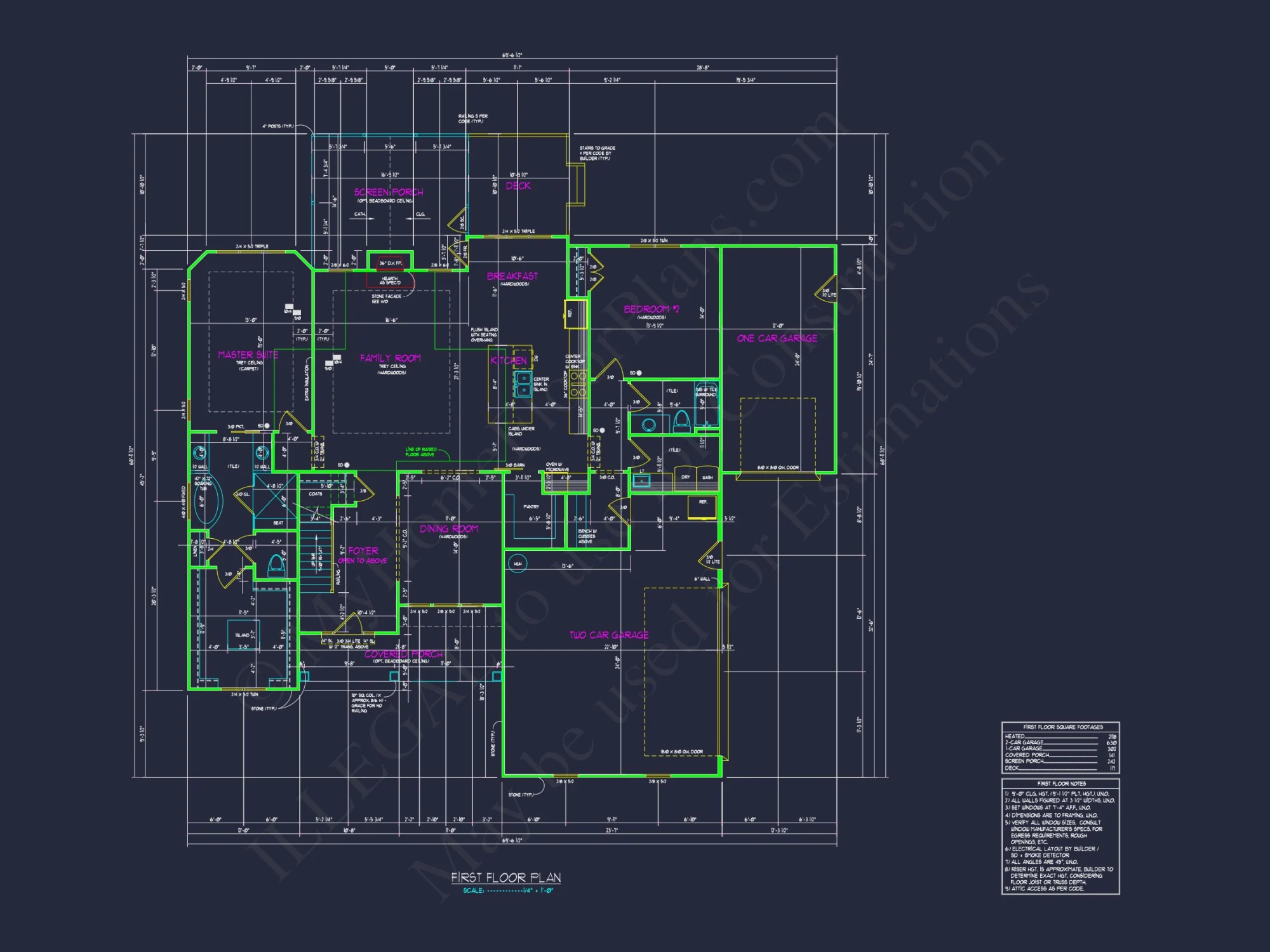 Traditional Craftsman house Plan with Spacious Floor Design