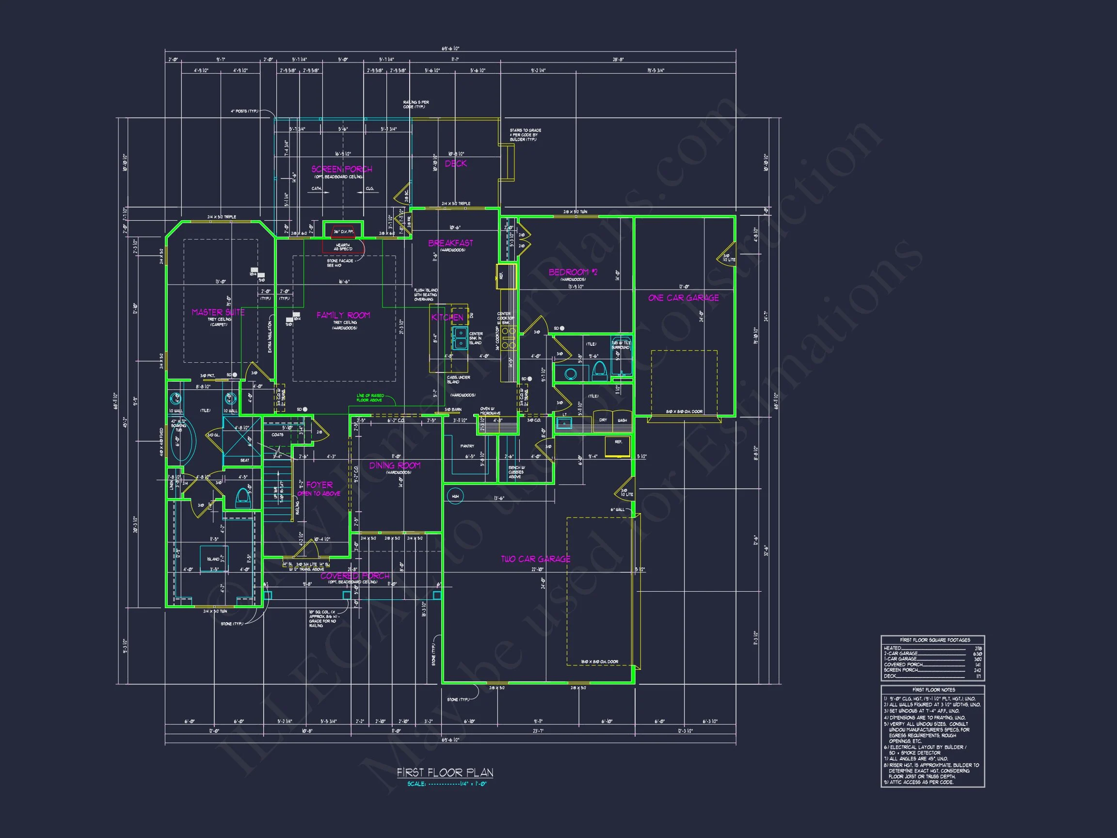 Traditional Craftsman house Plan with Spacious Floor Design