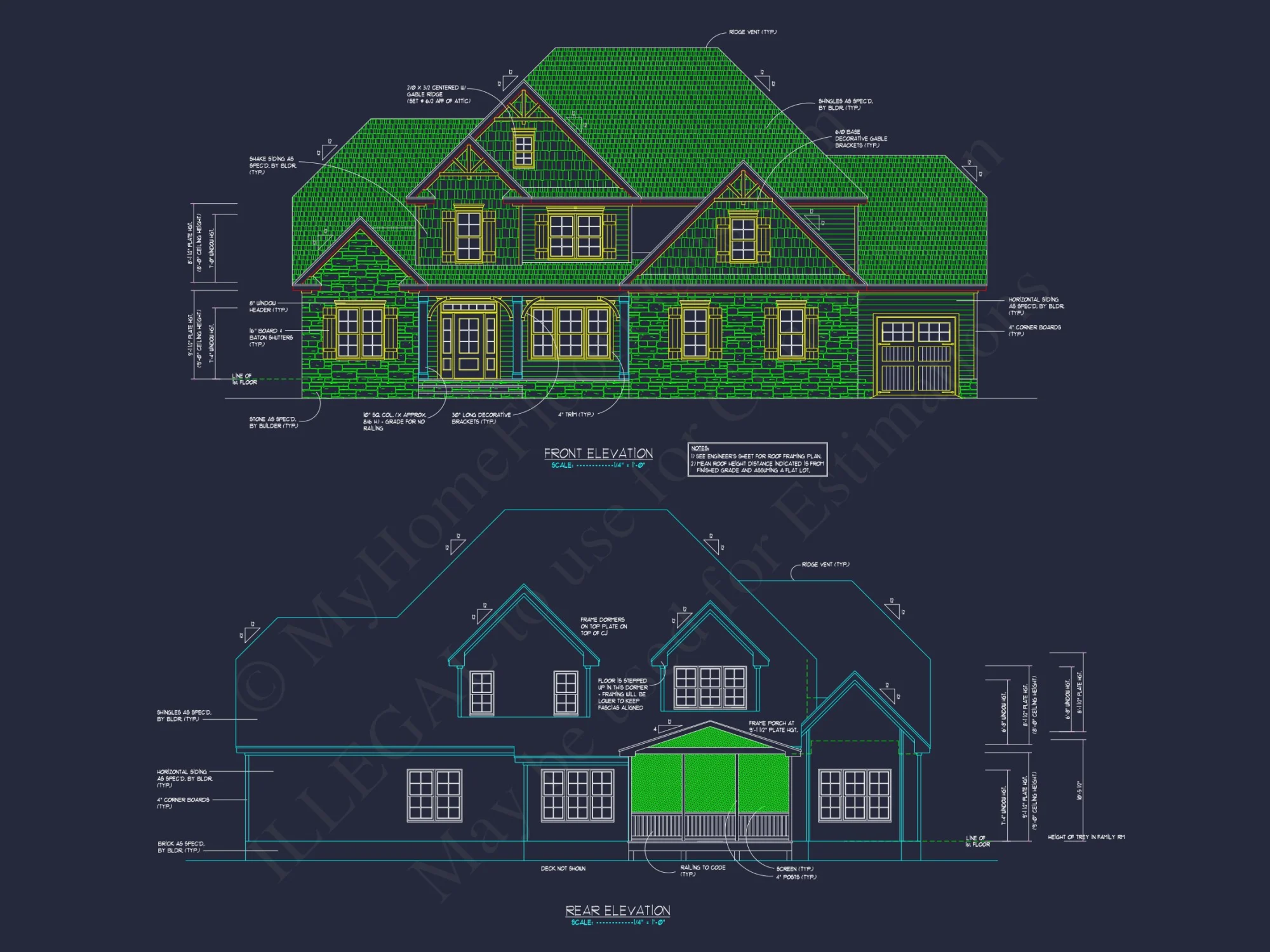 Traditional Craftsman house Plan with Spacious Floor Design