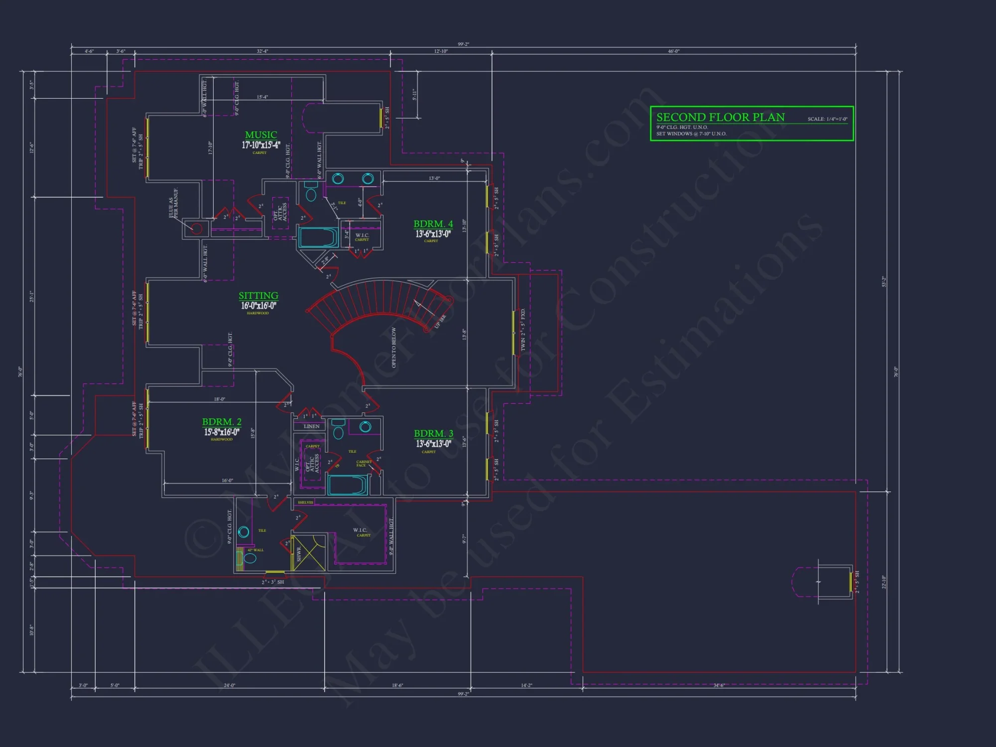 Classic house Floor Plan with CAD Designs and Blueprint Features