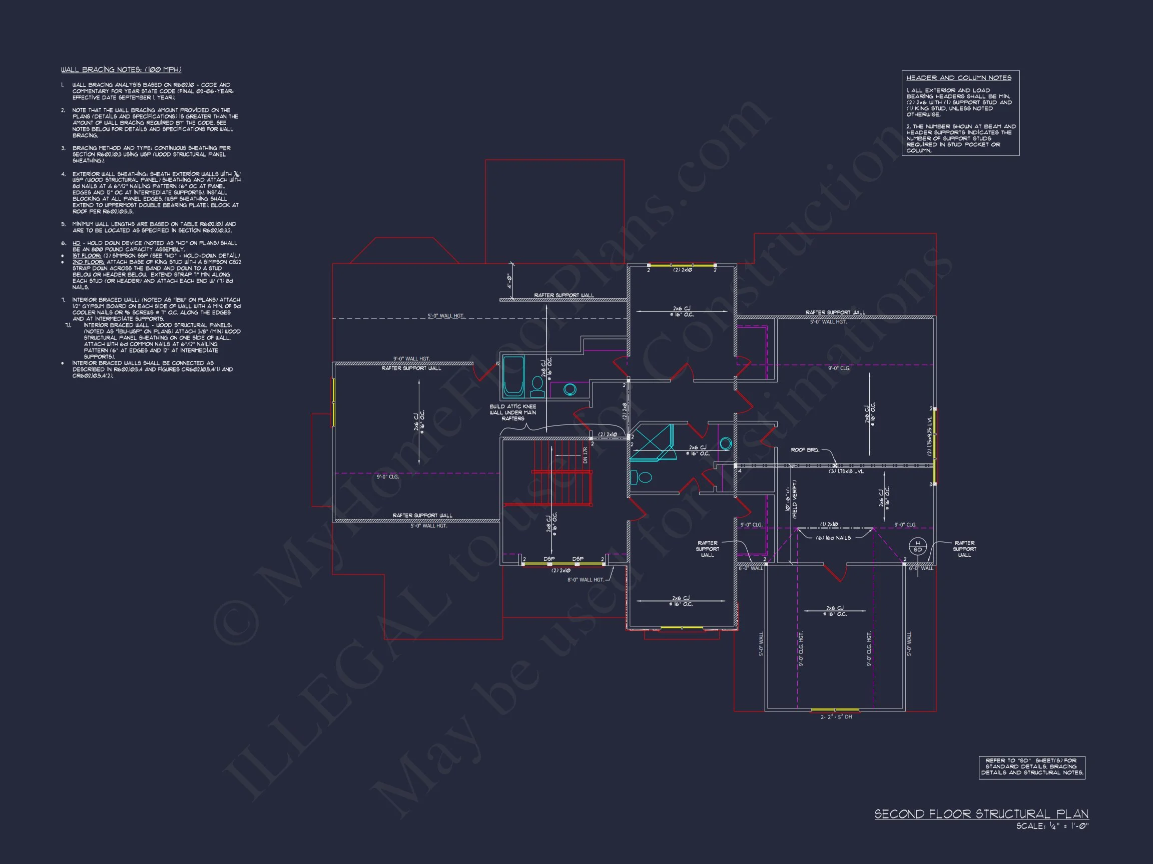16-1246 HOUSE PLAN - Beautiful 2-Story House Blueprint with 5 Bedrooms & 3-Car Garage 39 Beautiful 2-Story house Blueprint with 5 Bedrooms & 3-Car Garage