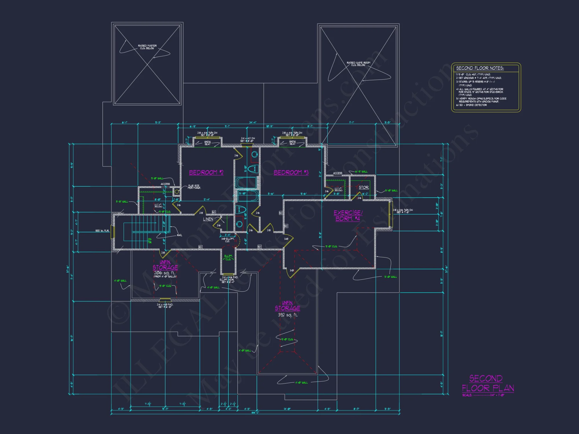 Exquisite house Plan with 5 Beds, 4 Baths, 2 Floors, & CAD Designs