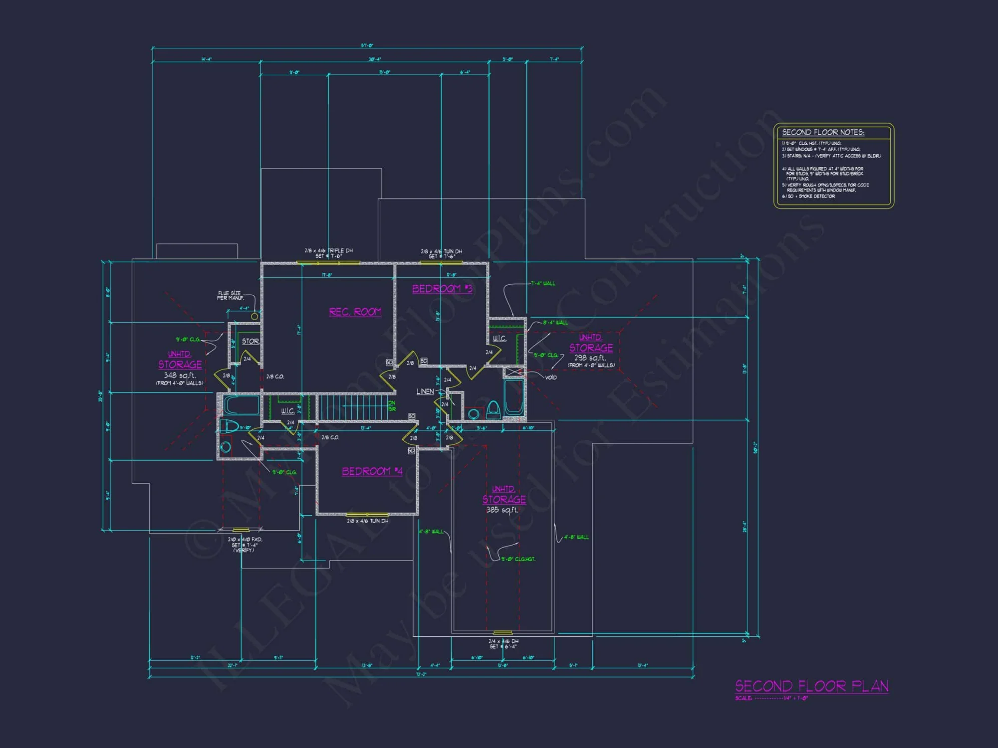 Custom house Plan with 4 Beds, 4 Baths, and 3-Car Garage