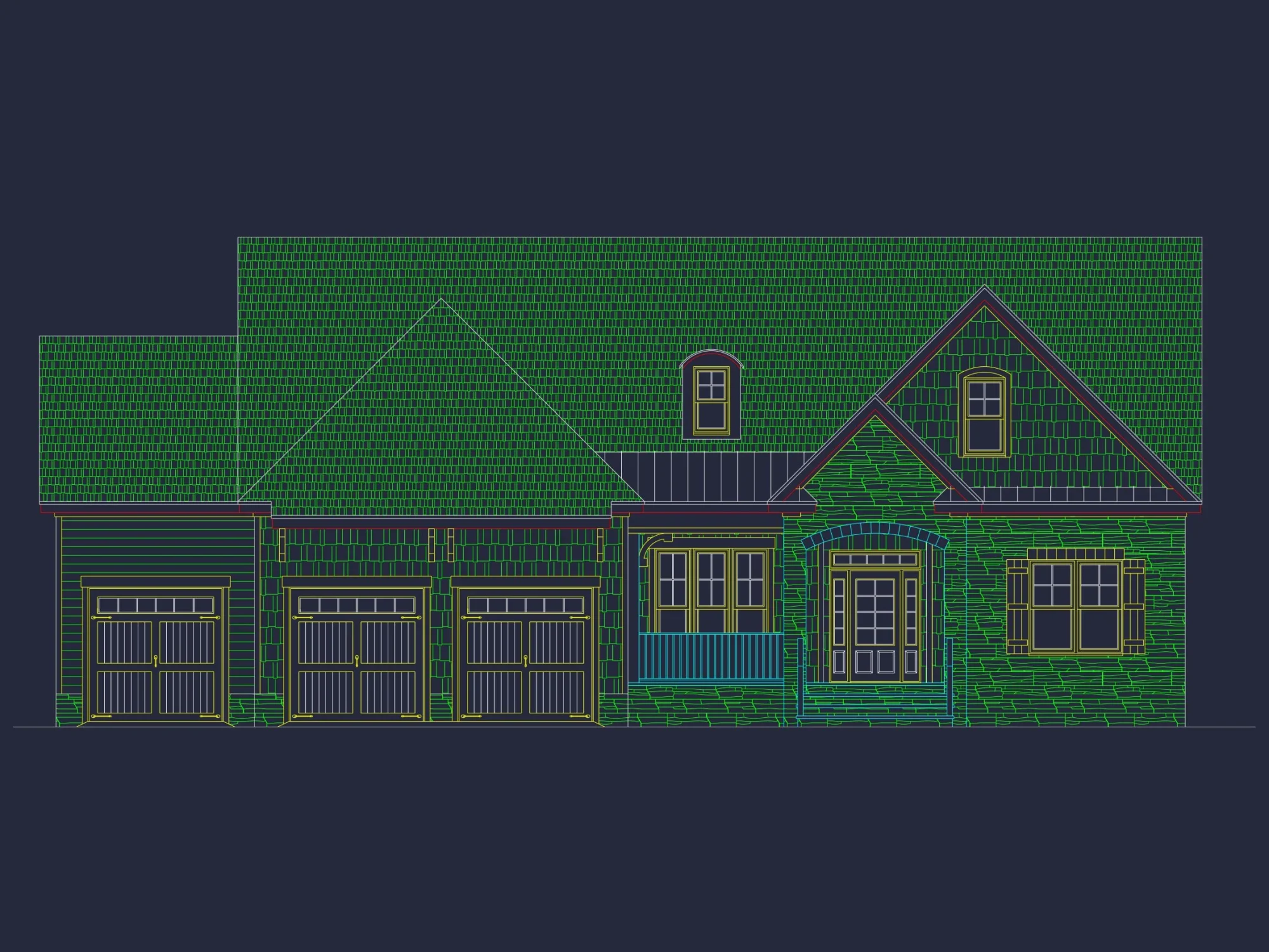 Craftsman-Style house Plan: Spacious 4 Bed, 4 Bath Designs