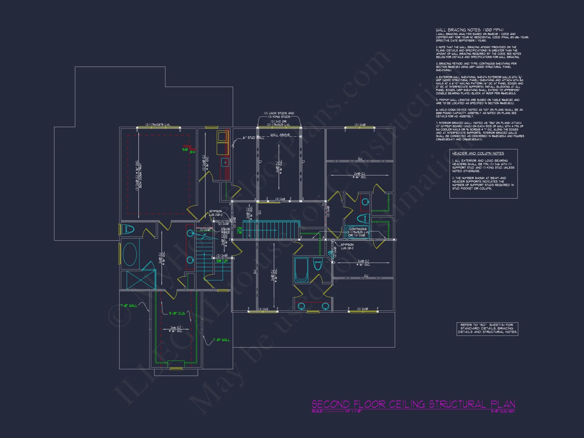 Elegant house Plan: Floor Designs and Architectural Blueprint