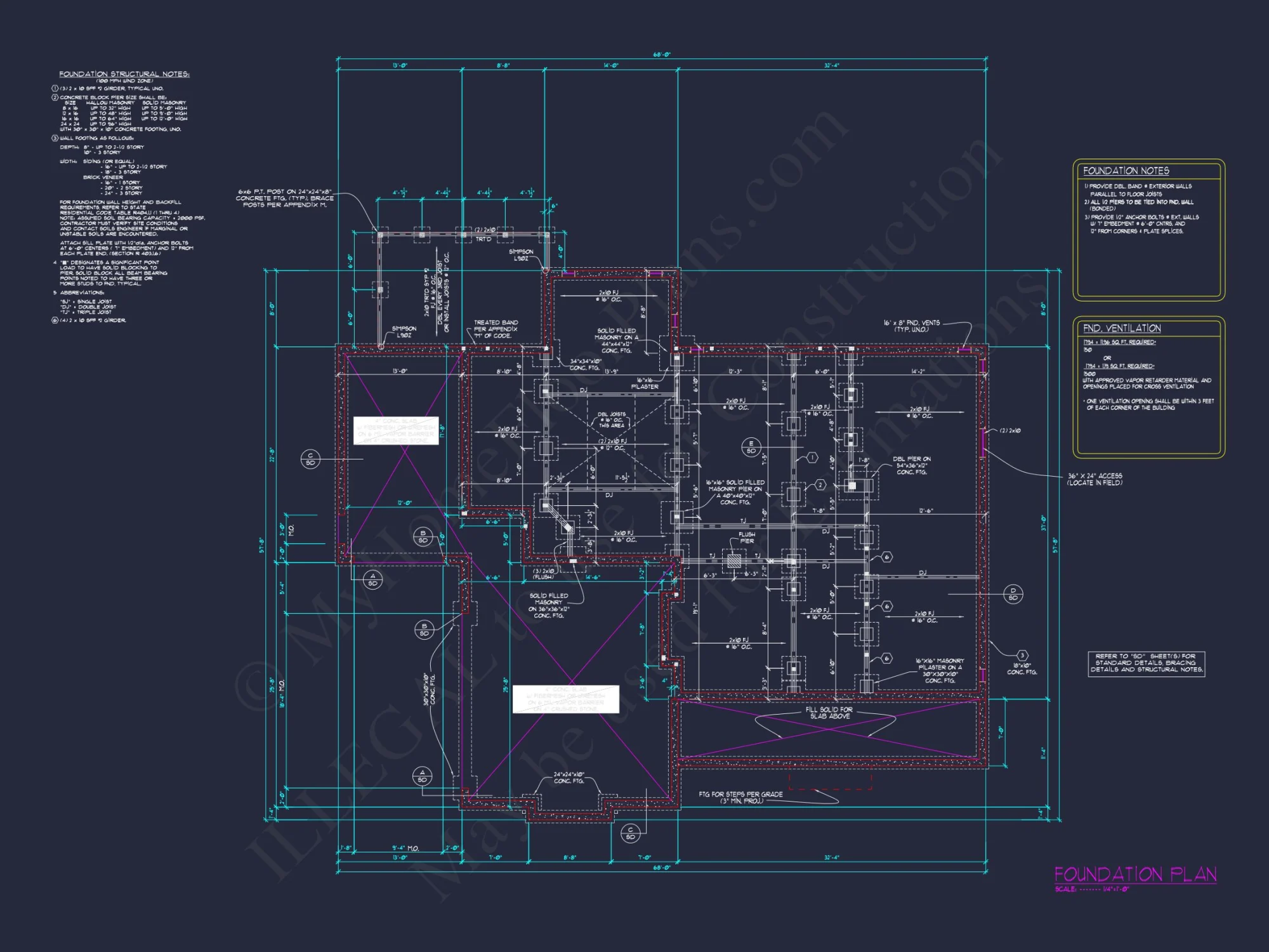 Elegant house Plan: Floor Designs and Architectural Blueprint