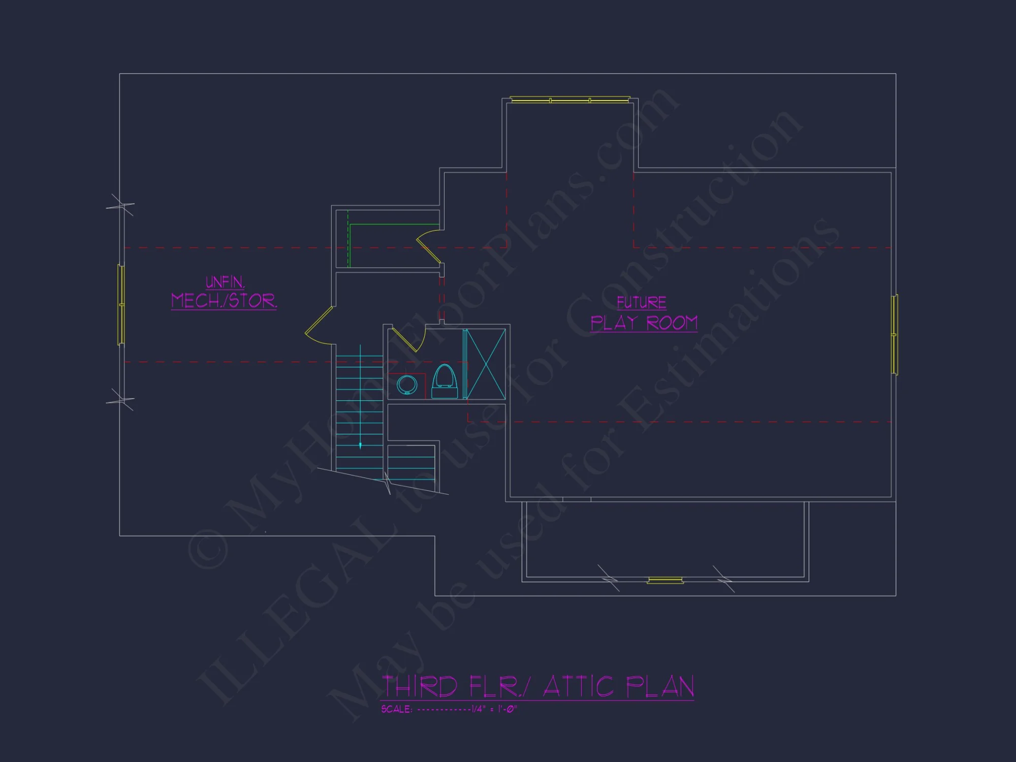 Elegant house Plan: Floor Designs and Architectural Blueprint