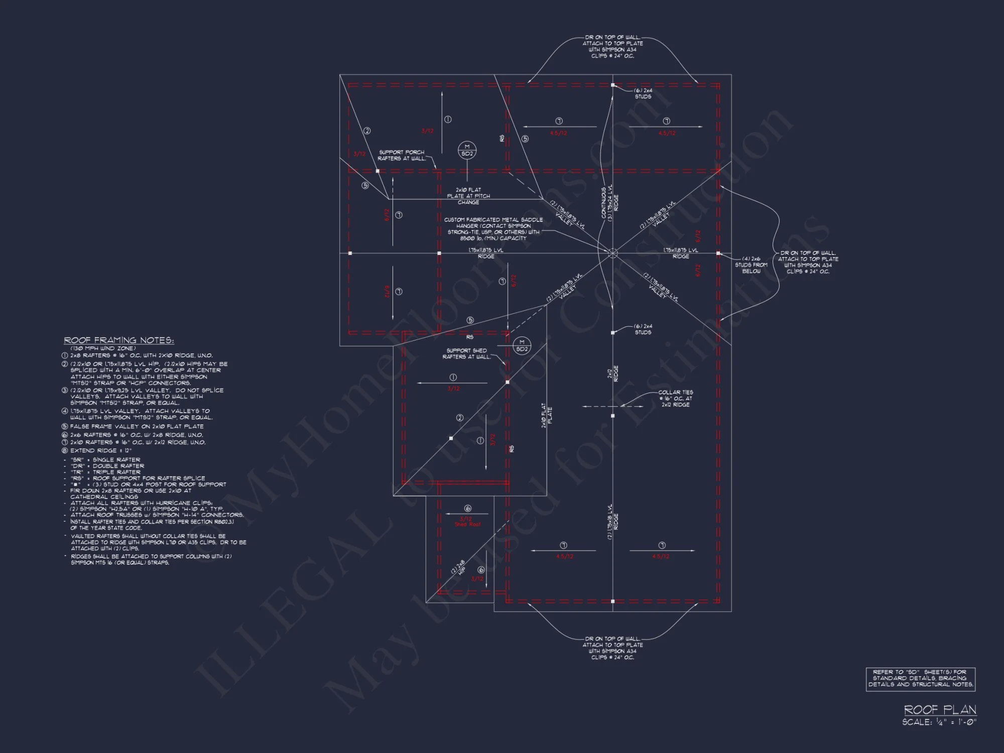 Modern Beach House Blueprint with 3 Floors & Coastal Designs