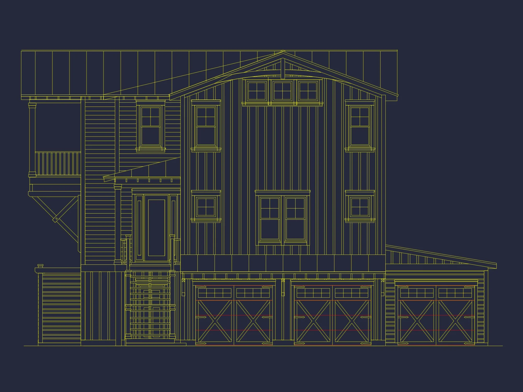 Modern Beach House Blueprint with 3 Floors & Coastal Designs