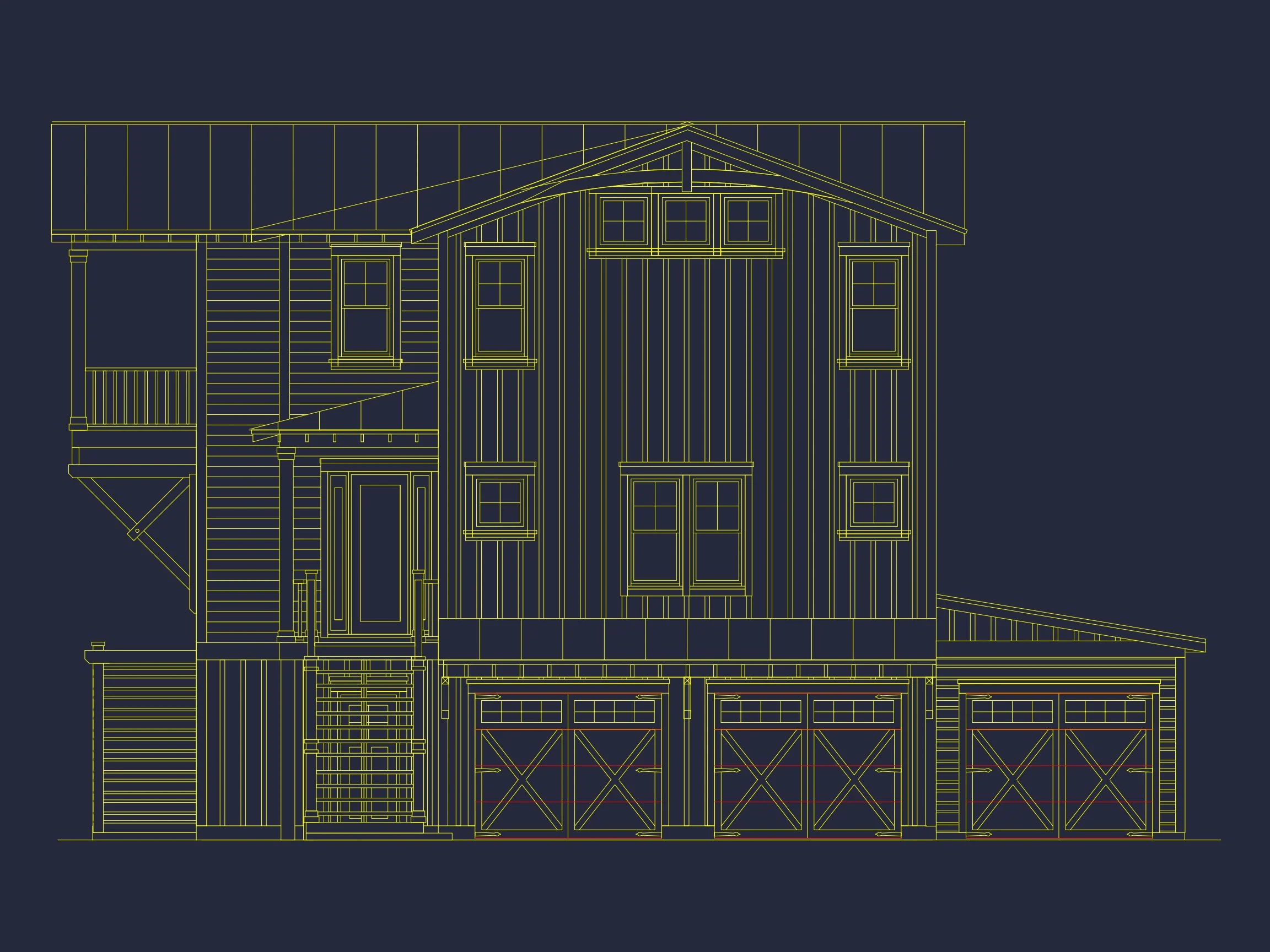 Modern Beach House Blueprint with 3 Floors & Coastal Designs