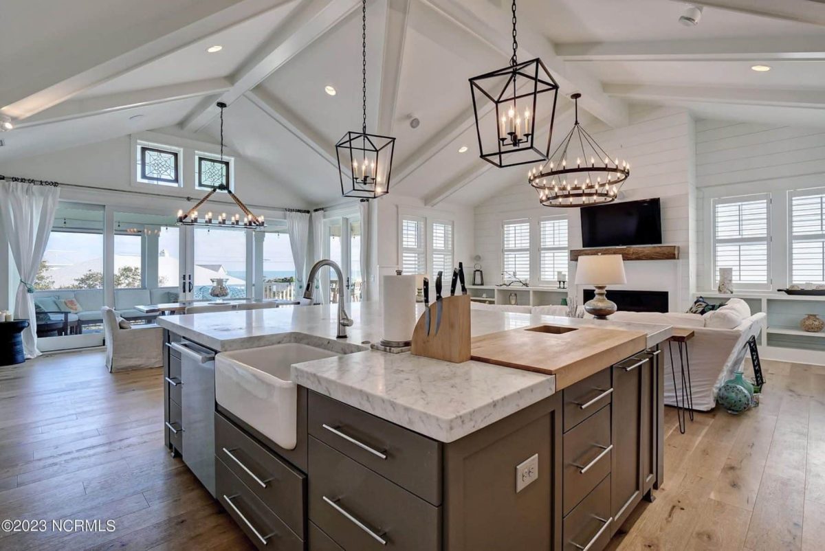 Modern Beach House Blueprint with 3 Floors & Coastal Designs