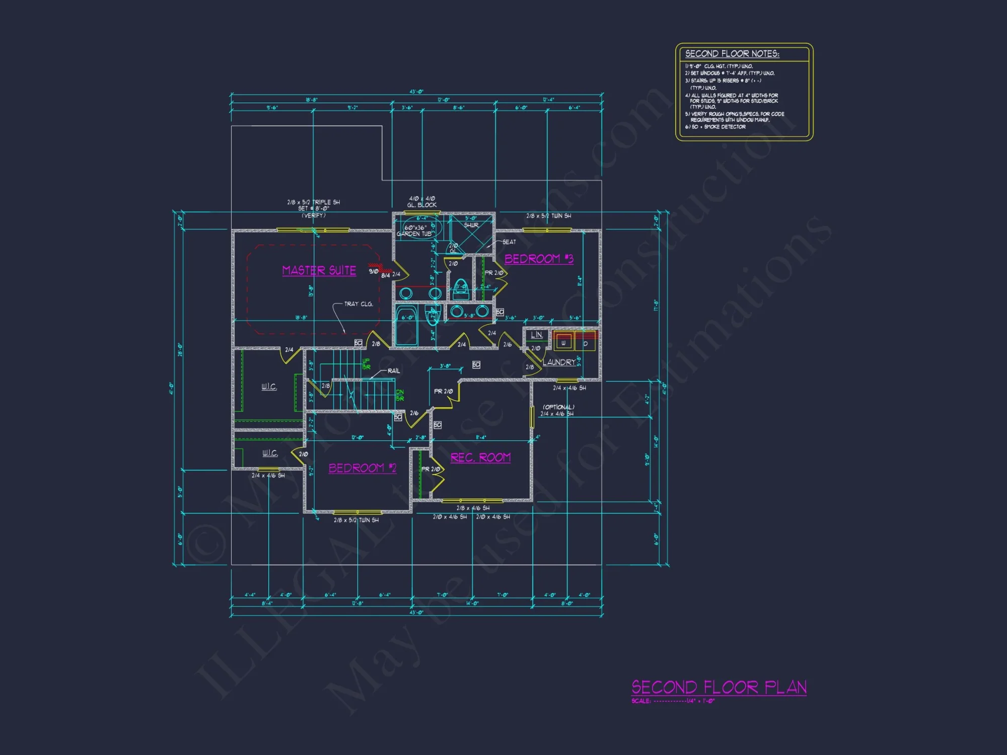 Modern Suburban house Plan with 3 Stories and Flexible Designs