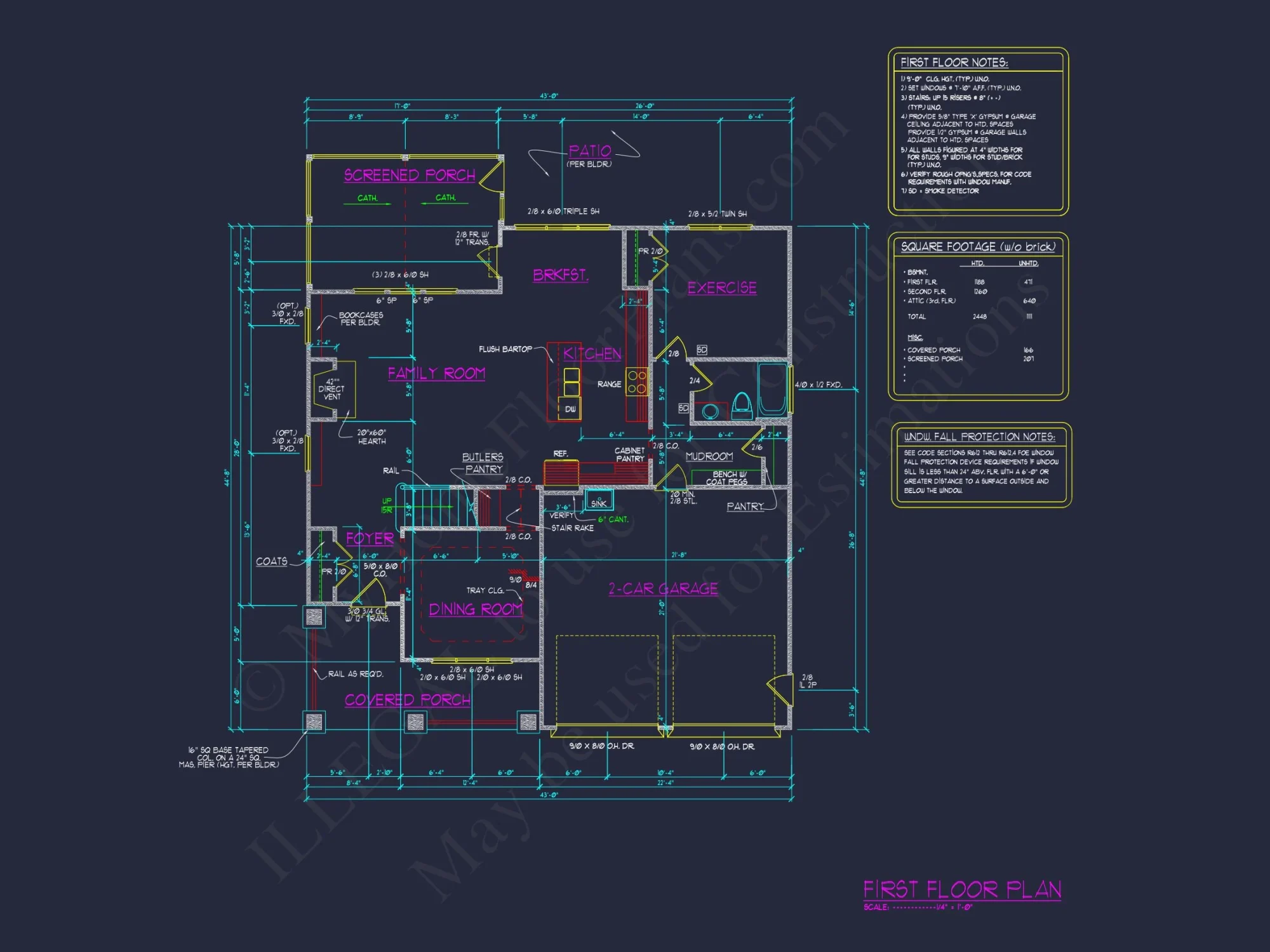 Modern Suburban house Plan with 3 Stories and Flexible Designs