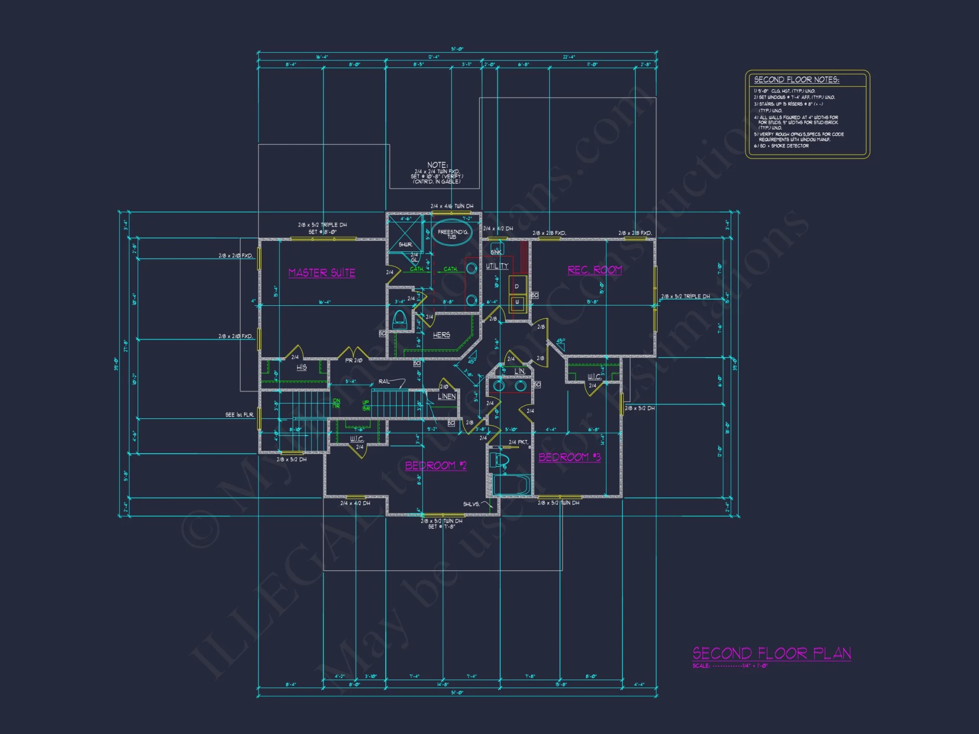 Colonial Revival house Plan with Spacious Design and CAD Blueprint