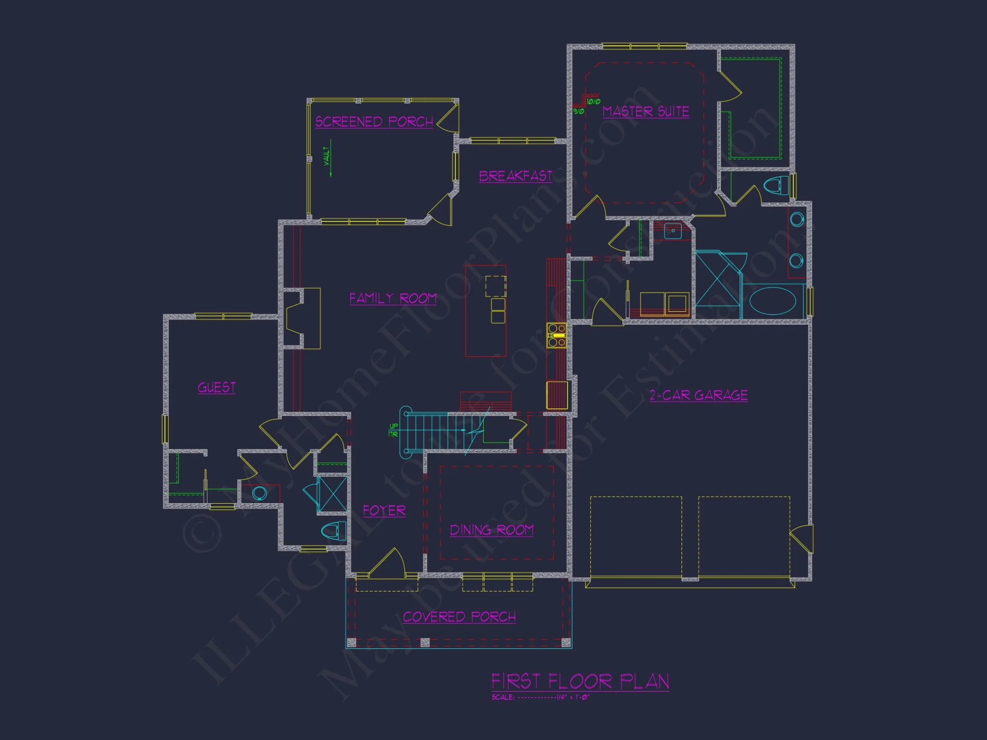 Beautiful house Plan with 4 Beds, 2 Stories, and Open Layout