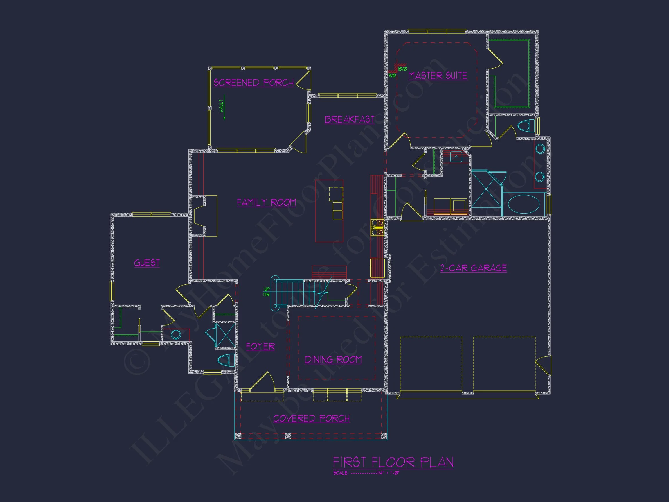 Beautiful house Plan with 4 Beds, 2 Stories, and Open Layout