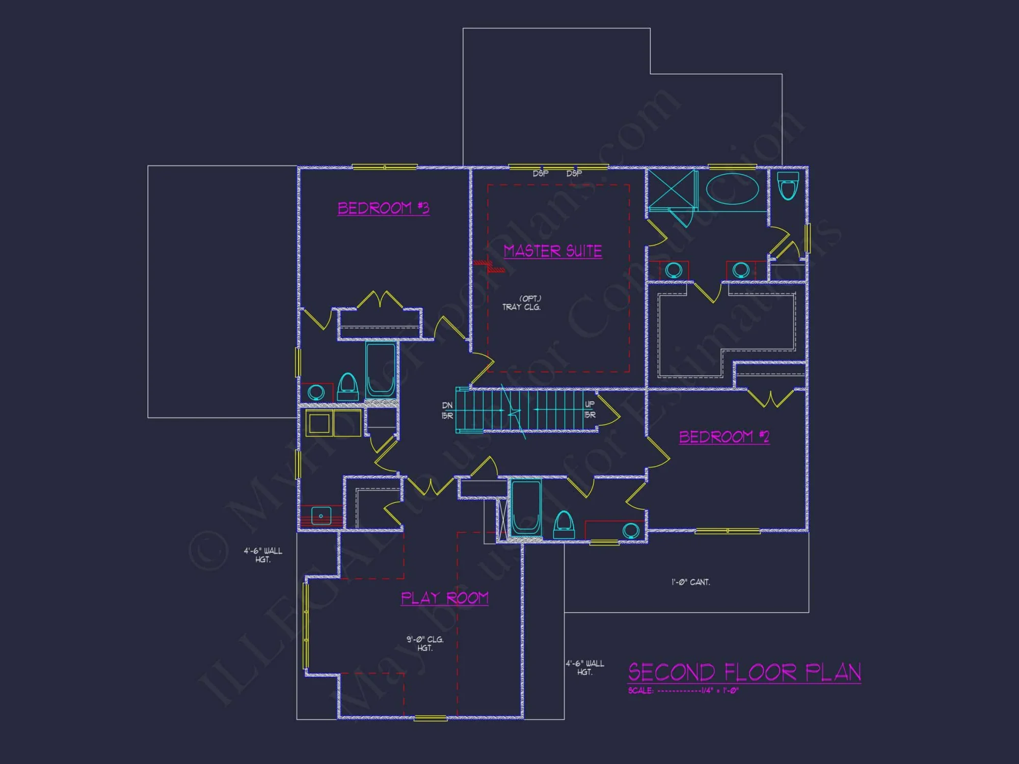 Modern Craftsman house Plan with 3D Floor Plans and CAD Designs