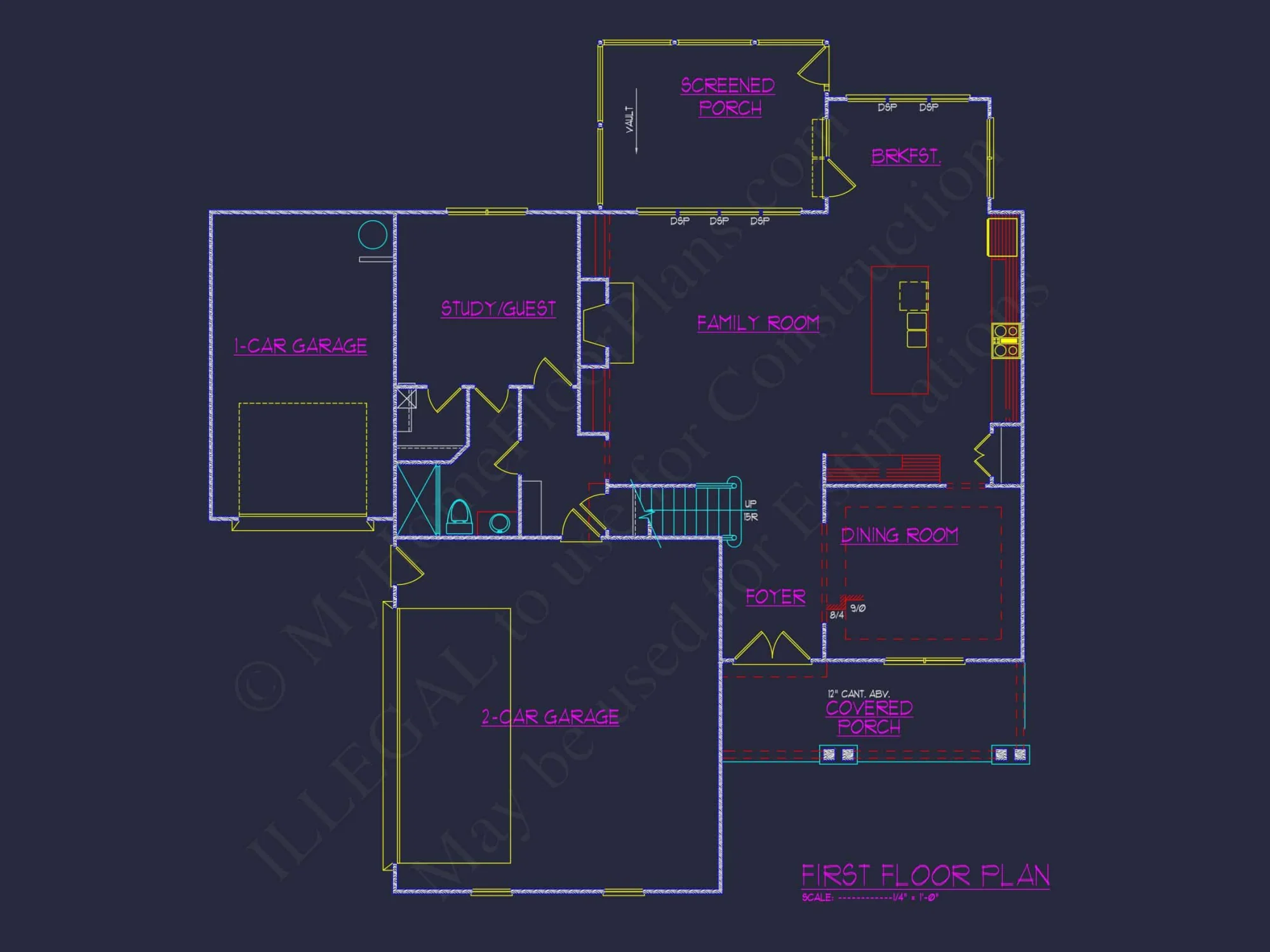 Modern Craftsman house Plan with 3D Floor Plans and CAD Designs