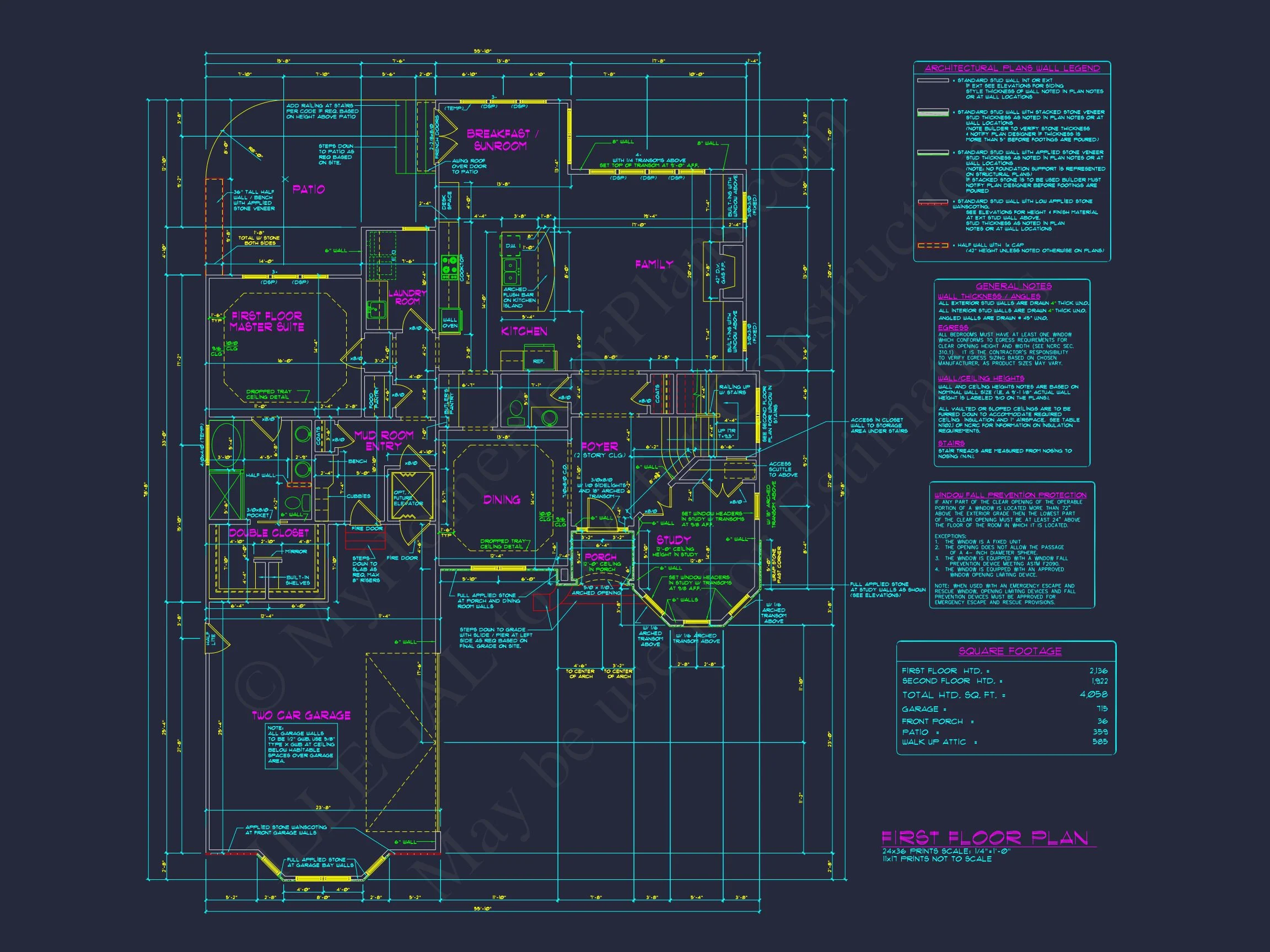 14-1894 HOUSE PLAN - Spacious 2.5-Story House Floor Plan with Modern CAD Designs 10 Spacious 2.5-Story house Floor Plan with Modern CAD Designs