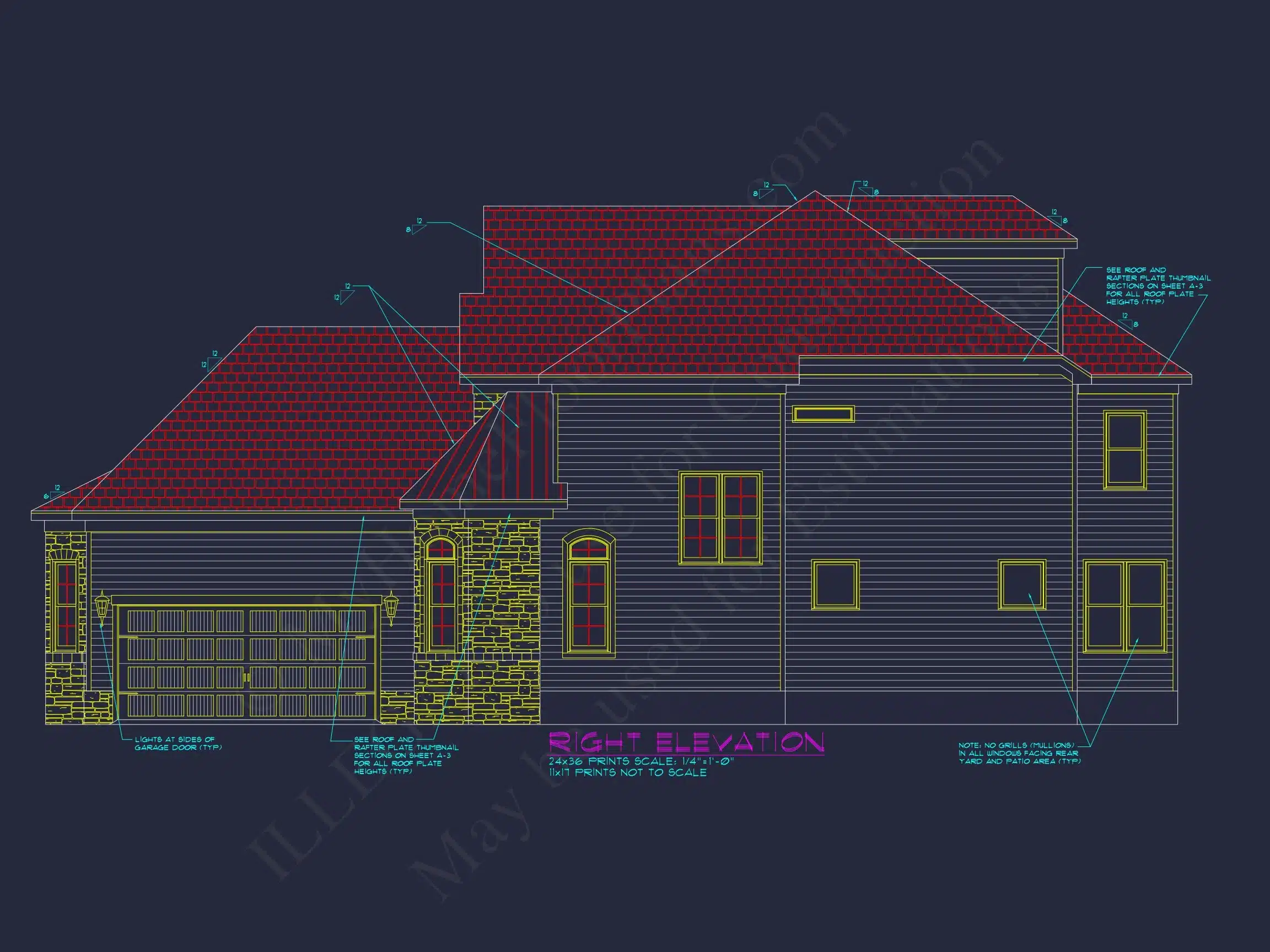 14-1894 HOUSE PLAN - Spacious 2.5-Story House Floor Plan with Modern CAD Designs 5 Spacious 2.5-Story house Floor Plan with Modern CAD Designs