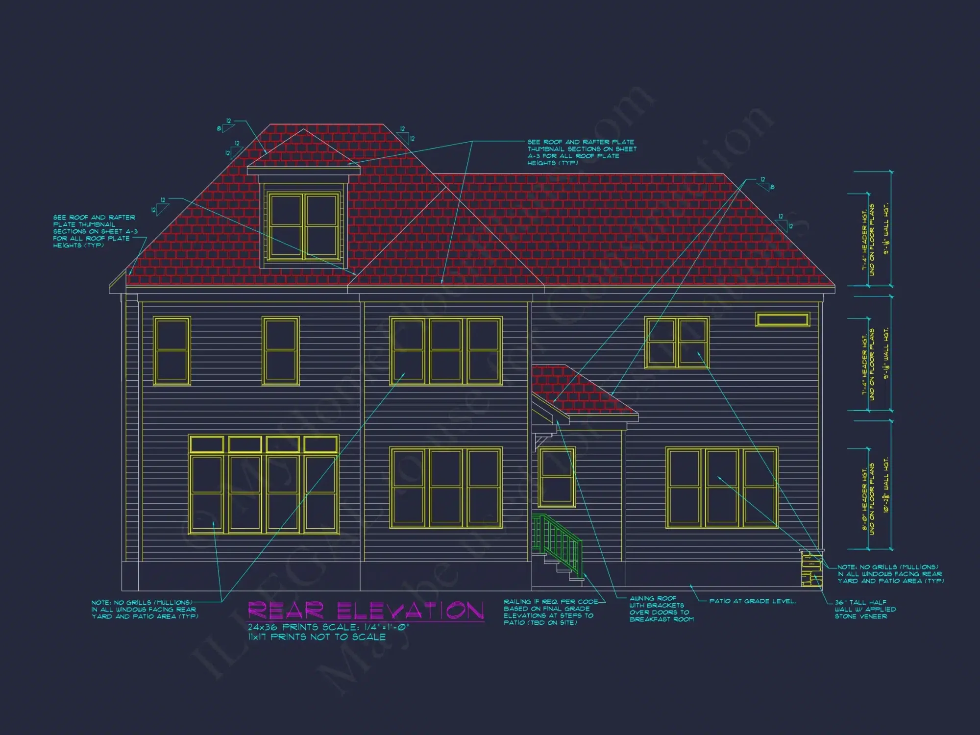 Spacious 2.5-Story house Floor Plan with Modern CAD Designs