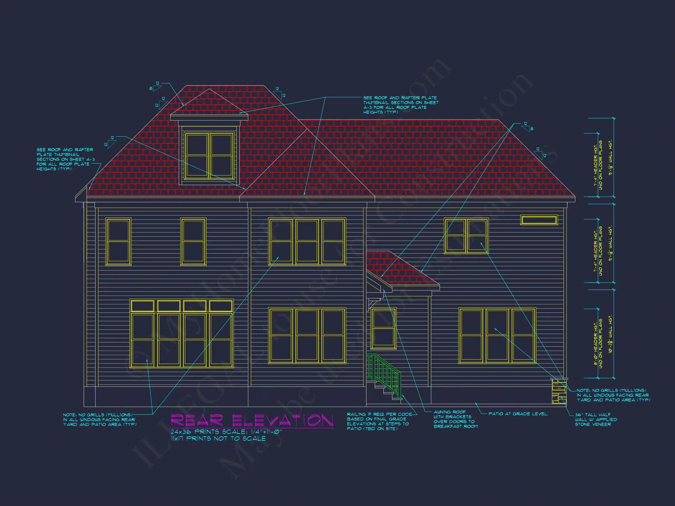 14-1894 HOUSE PLAN - Spacious 2.5-Story House Floor Plan with Modern CAD Designs 4 Spacious 2.5-Story house Floor Plan with Modern CAD Designs