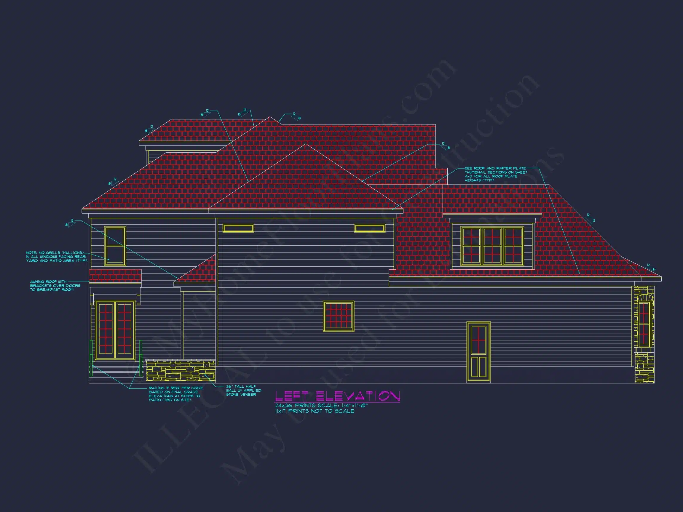 14-1894 HOUSE PLAN - Spacious 2.5-Story House Floor Plan with Modern CAD Designs 3 Spacious 2.5-Story house Floor Plan with Modern CAD Designs