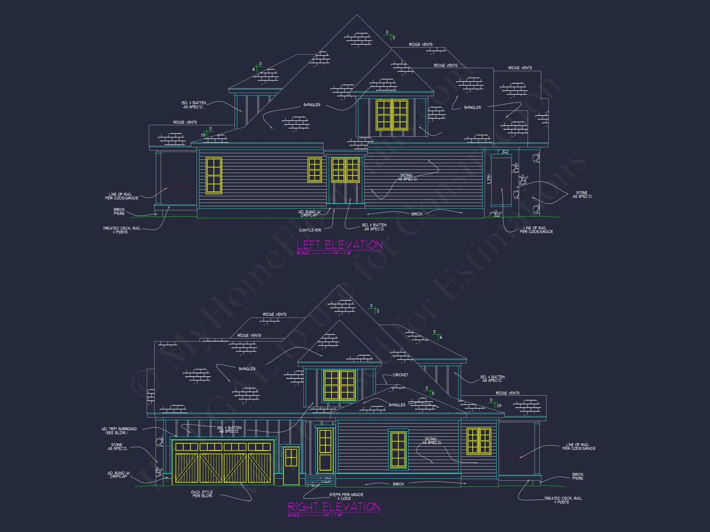 14-1848 HOUSE PLAN - Traditional House Plan with CAD Designs and Detailed Blueprints 26 Traditional house Plan with CAD Designs and Detailed Blueprints