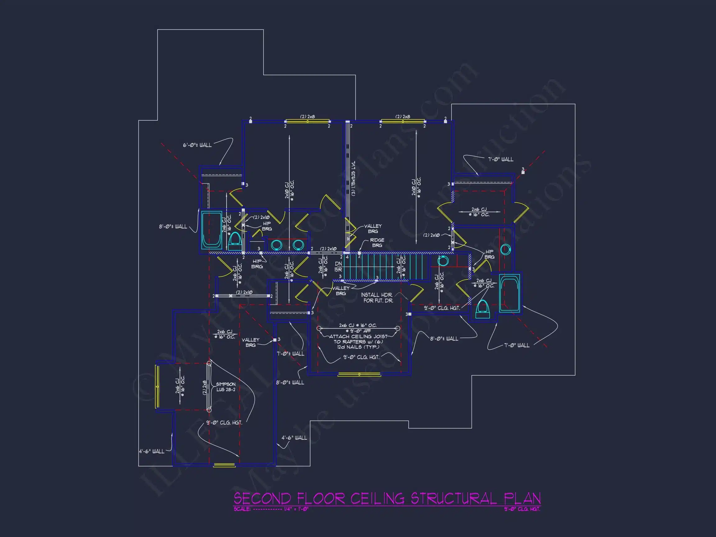 Elegant Craftsman house Plan with Detailed Blueprints & CAD Designs