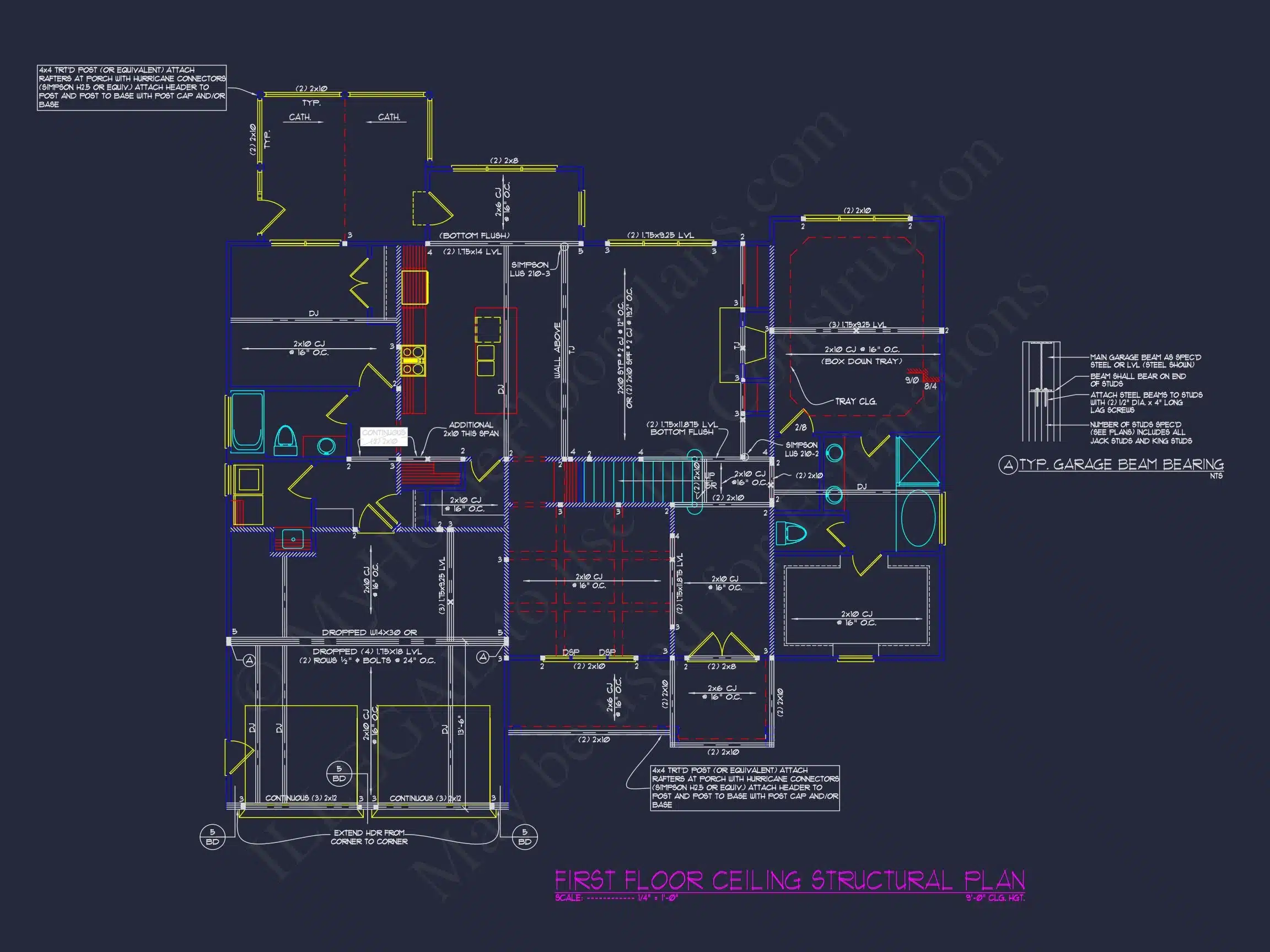 Elegant Craftsman house Plan with Detailed Blueprints & CAD Designs
