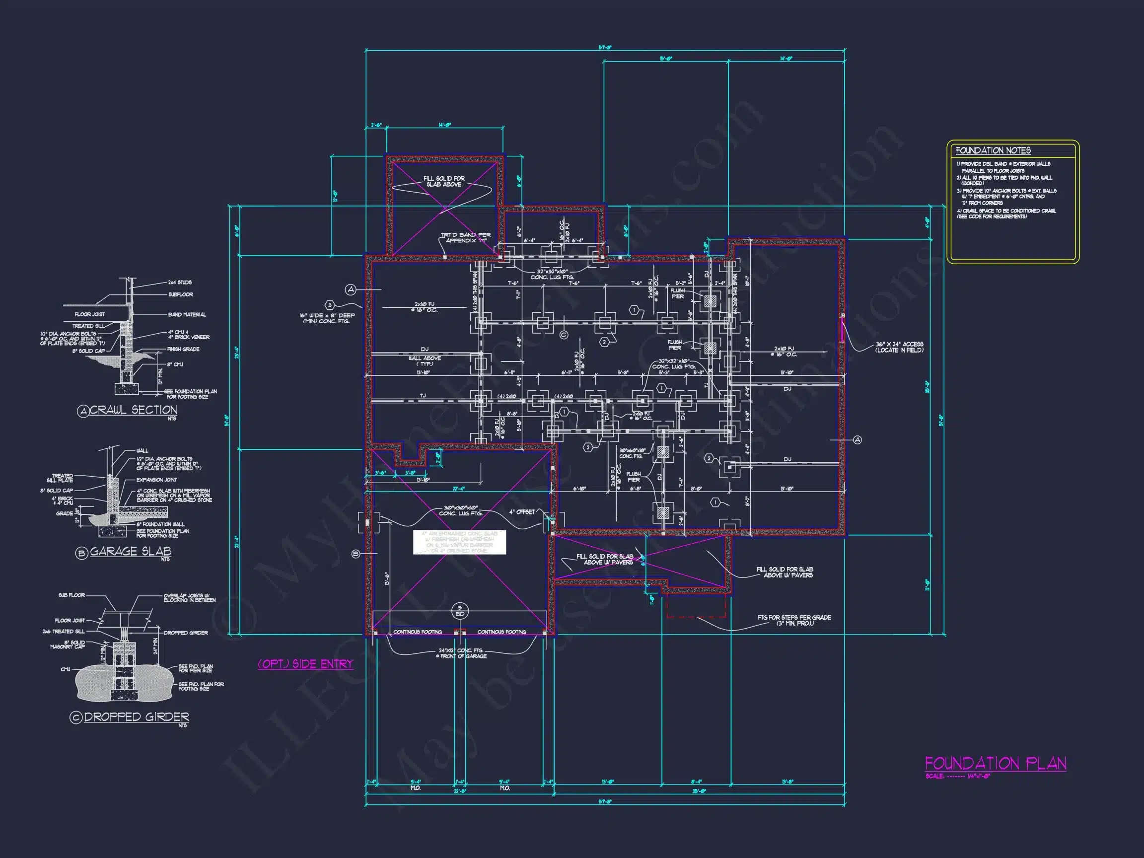 Elegant Craftsman house Plan with Detailed Blueprints & CAD Designs