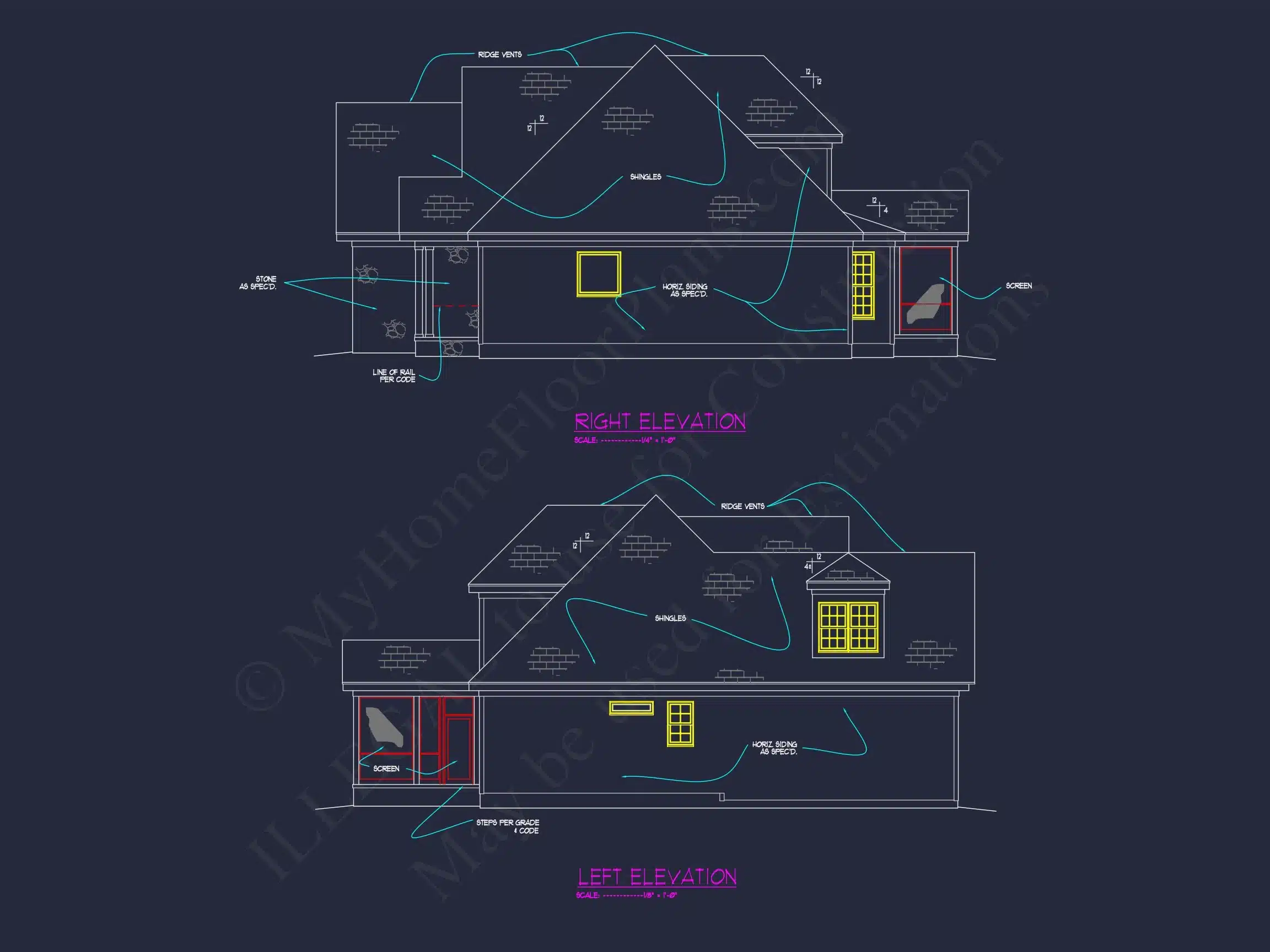 Elegant Craftsman house Plan with Detailed Blueprints & CAD Designs