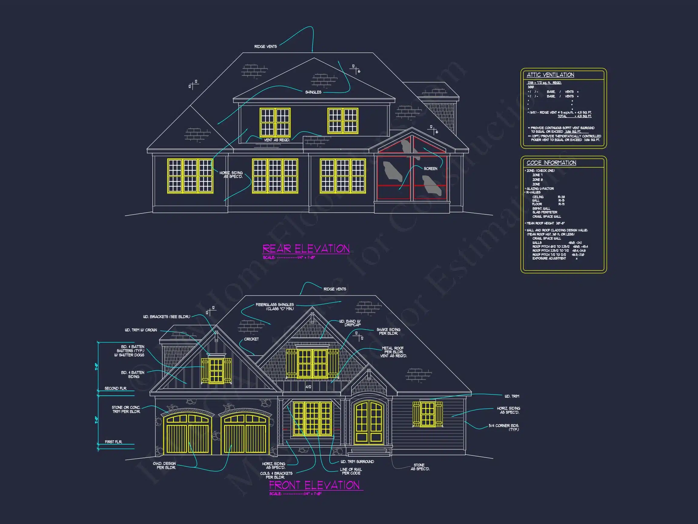 Elegant Craftsman house Plan with Detailed Blueprints & CAD Designs