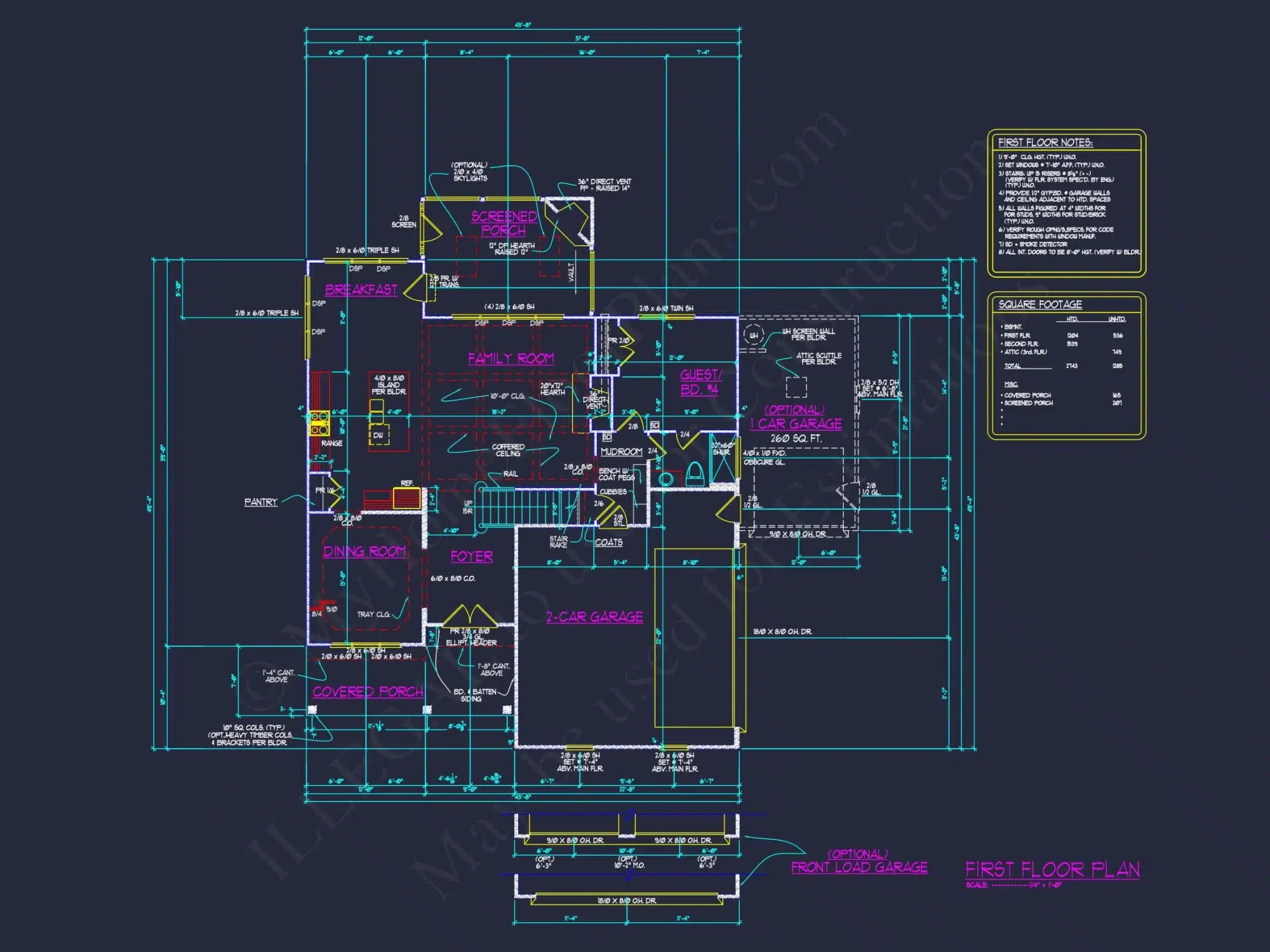 Elegant Mediterranean house Plan with 5 Beds, CAD & Designs