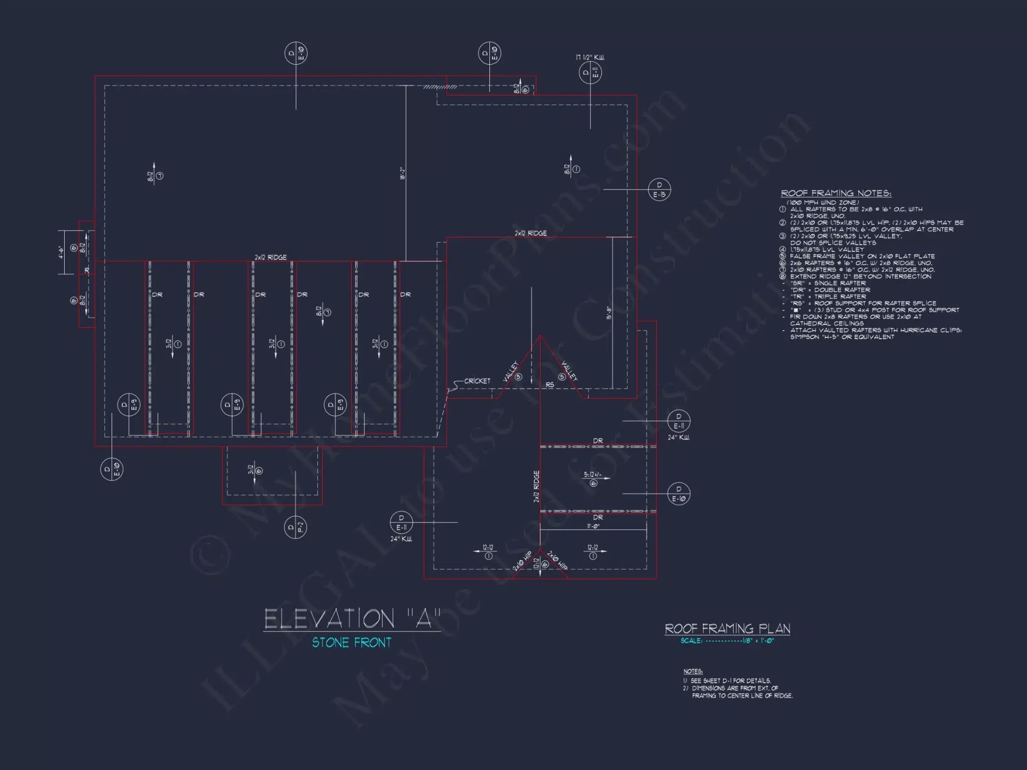 Elegant New American house Plan with Spacious Layout and CAD Blueprint