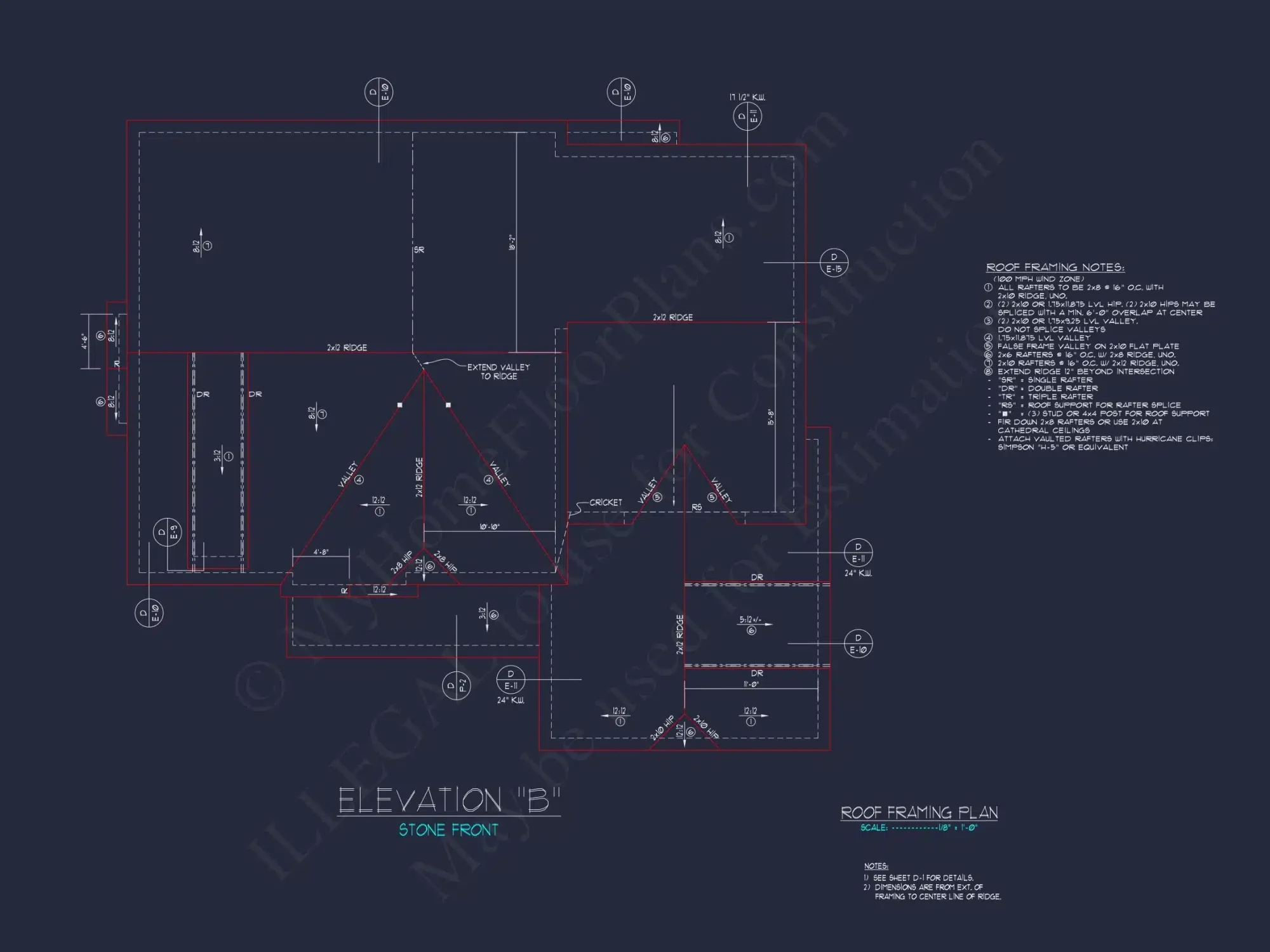 Elegant New American house Plan with Spacious Layout and CAD Blueprint