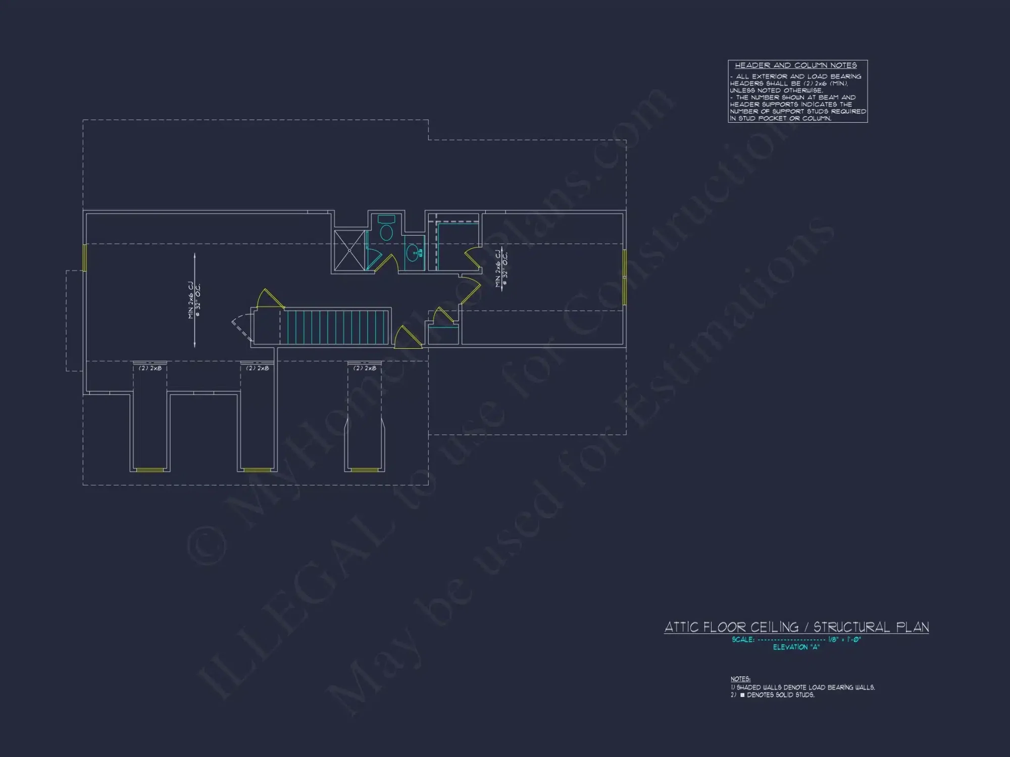 Elegant New American house Plan with Spacious Layout and CAD Blueprint