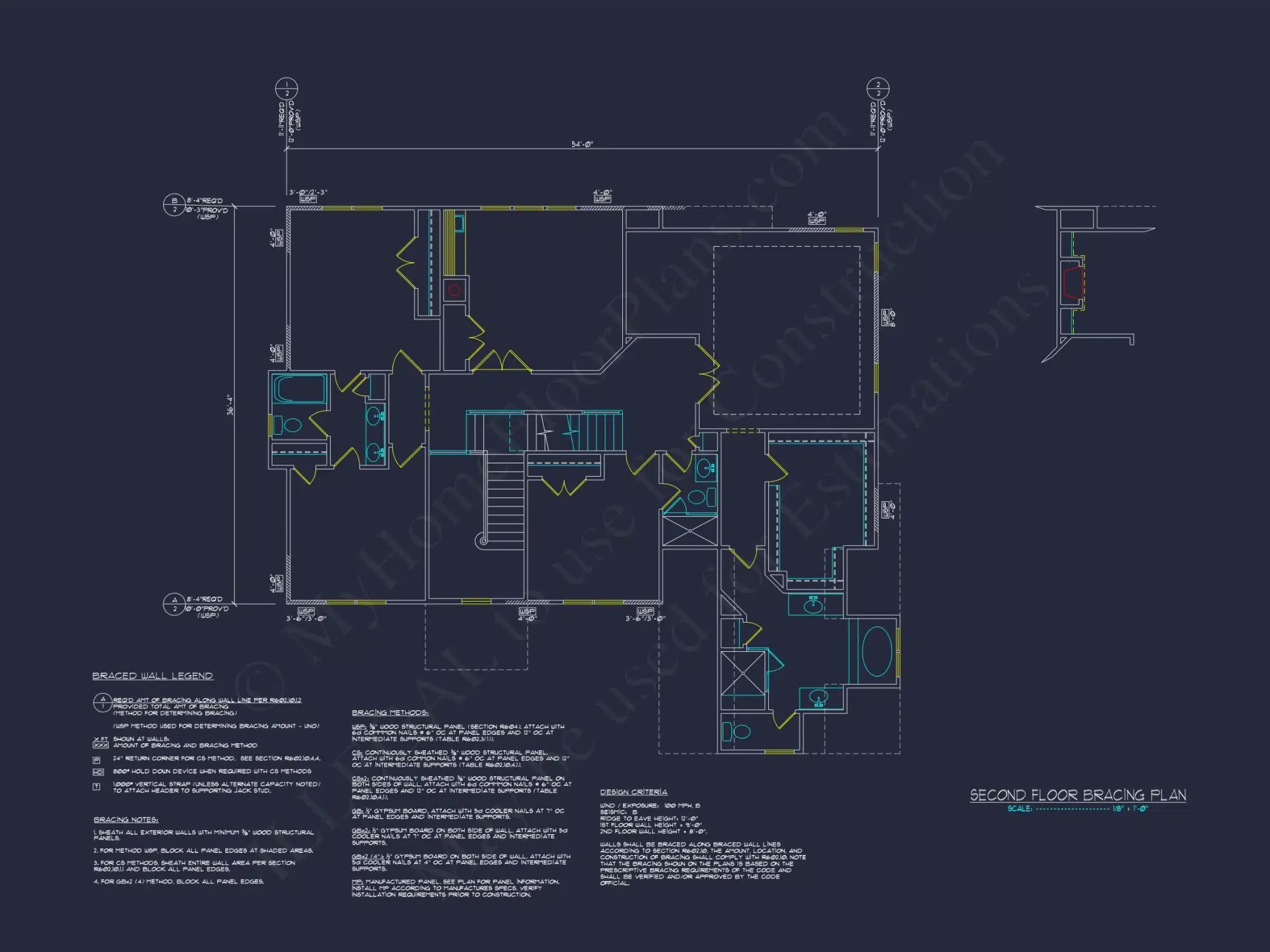 Elegant New American house Plan with Spacious Layout and CAD Blueprint