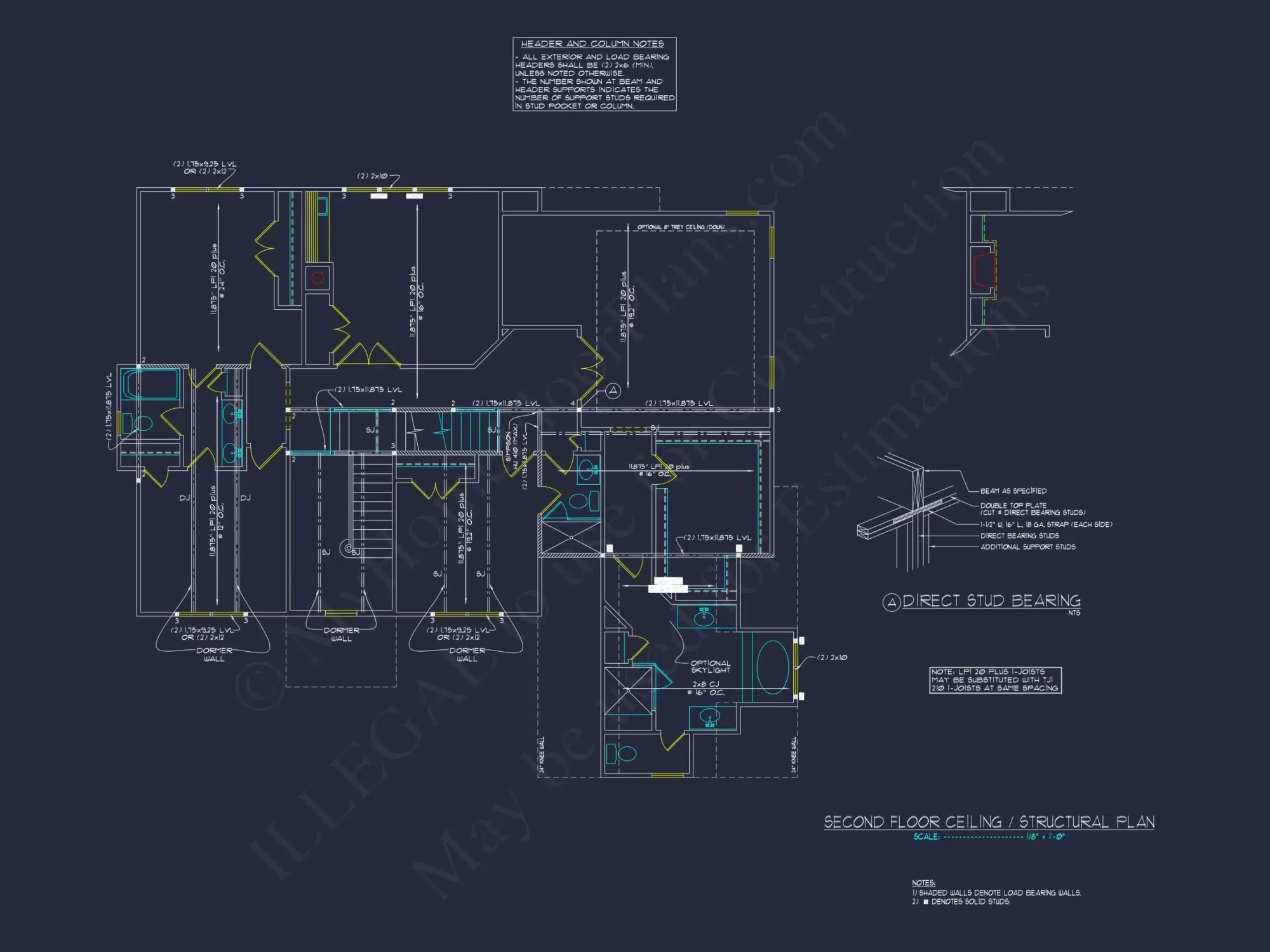 Elegant New American house Plan with Spacious Layout and CAD Blueprint