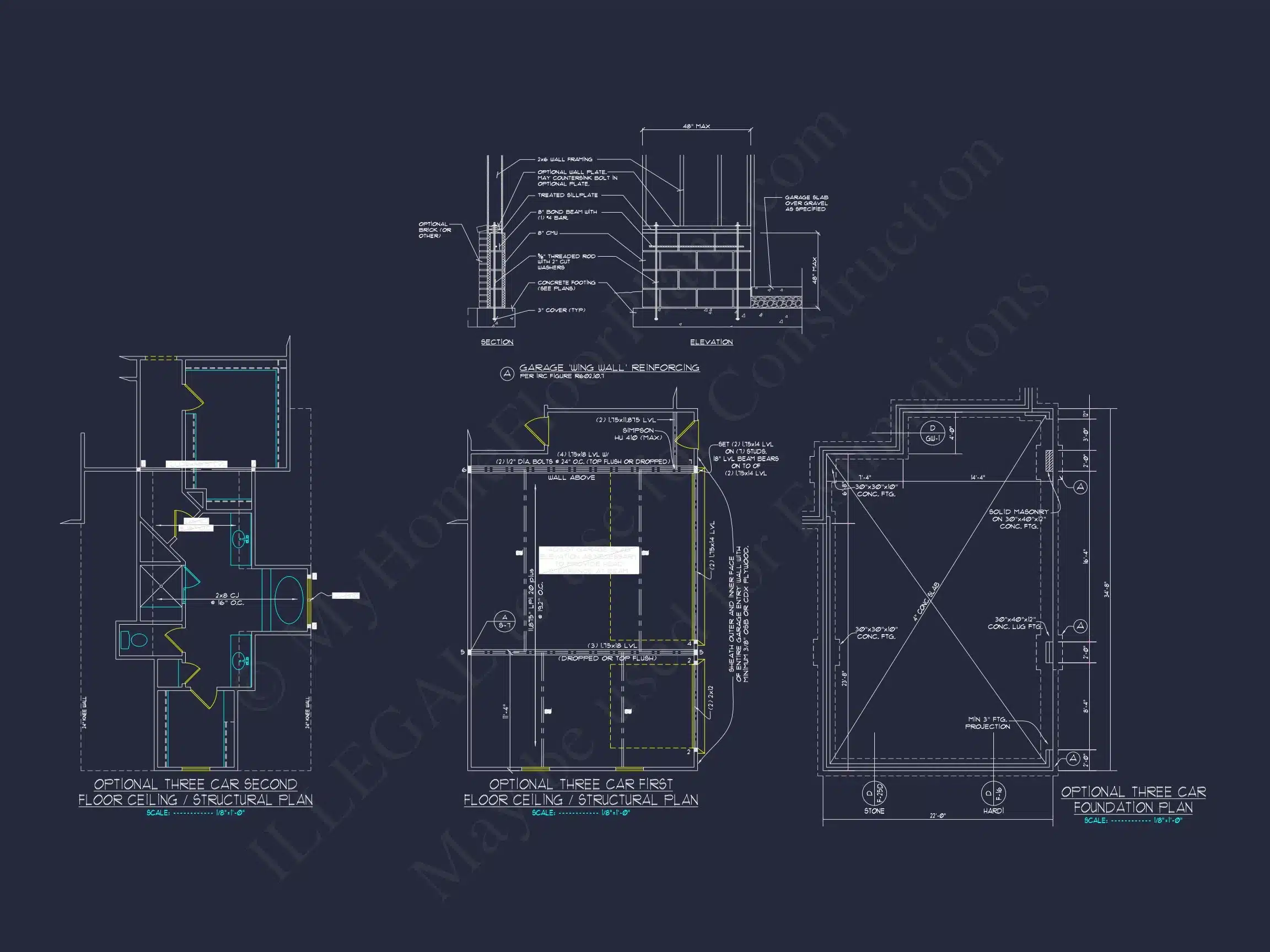 Elegant New American house Plan with Spacious Layout and CAD Blueprint