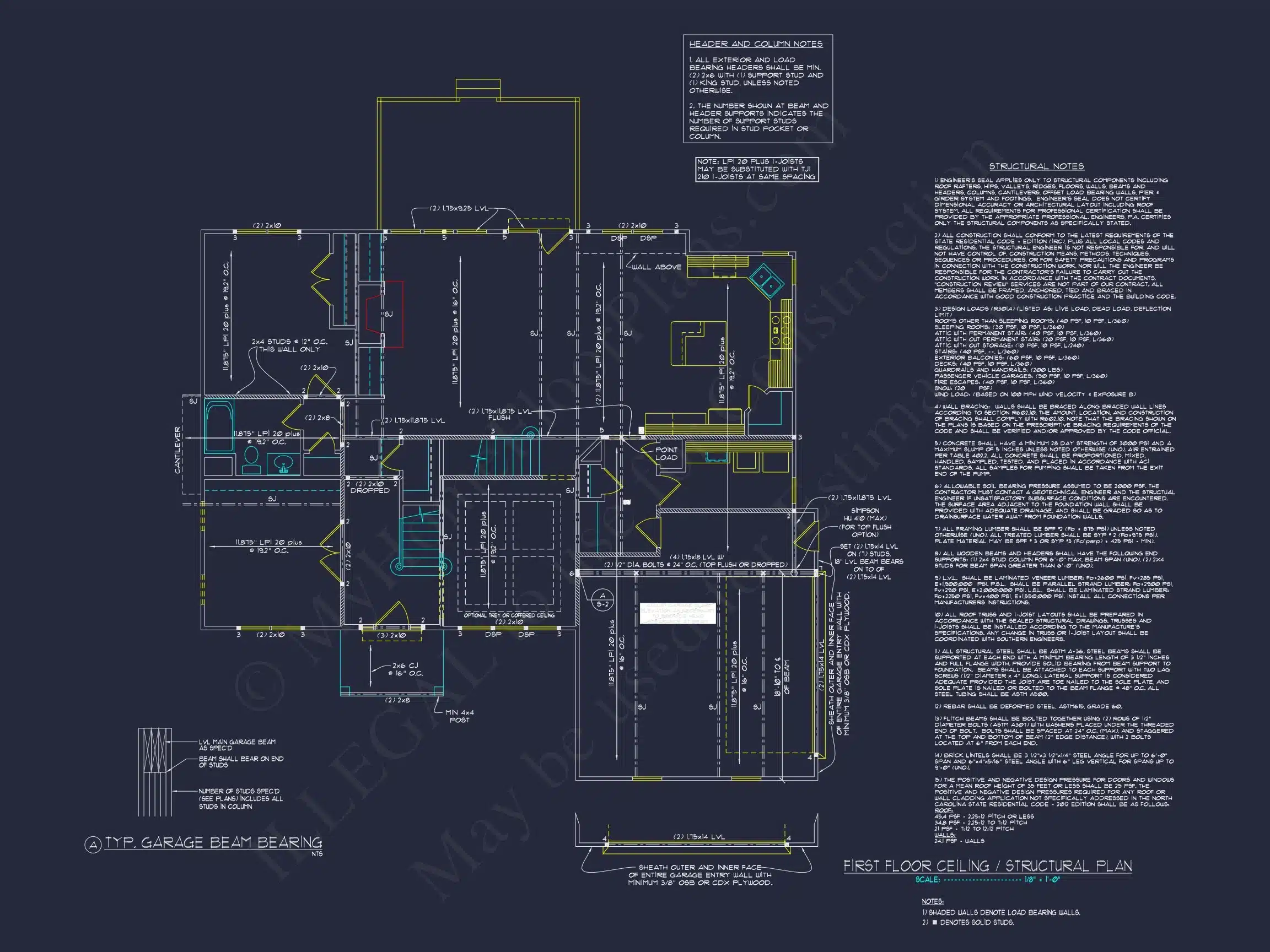 Elegant New American house Plan with Spacious Layout and CAD Blueprint