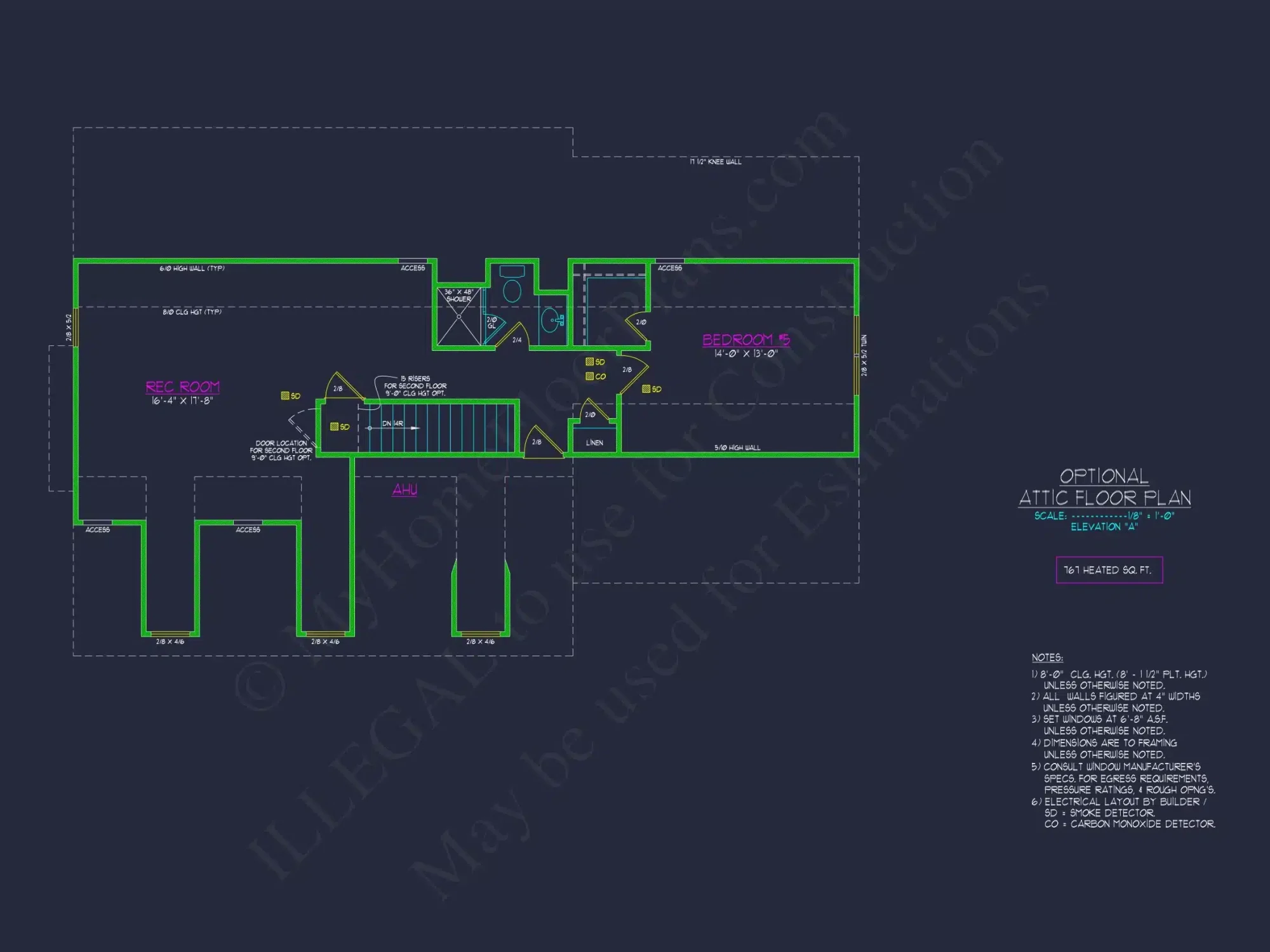 Elegant New American house Plan with Spacious Layout and CAD Blueprint