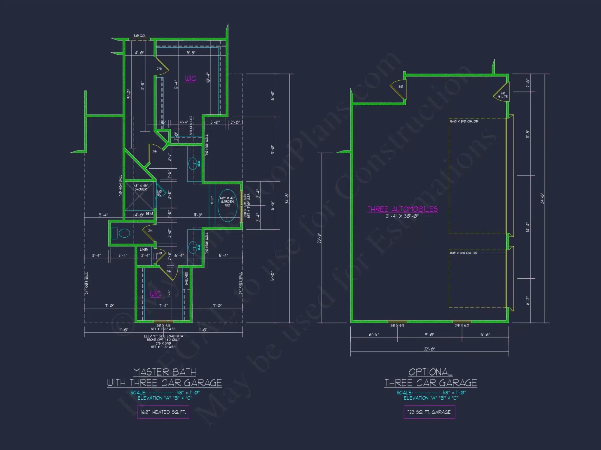 Elegant New American house Plan with Spacious Layout and CAD Blueprint