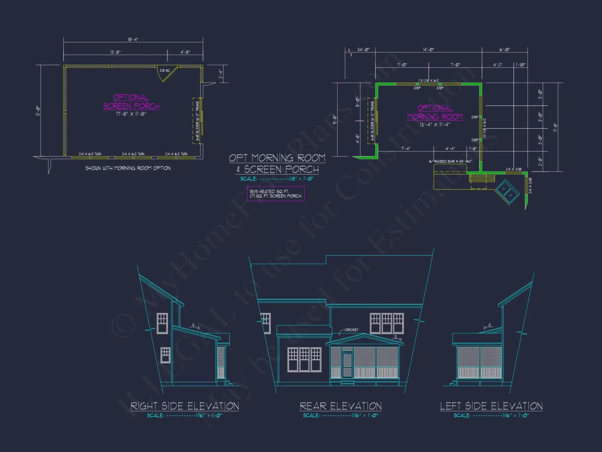 Elegant New American house Plan with Spacious Layout and CAD Blueprint