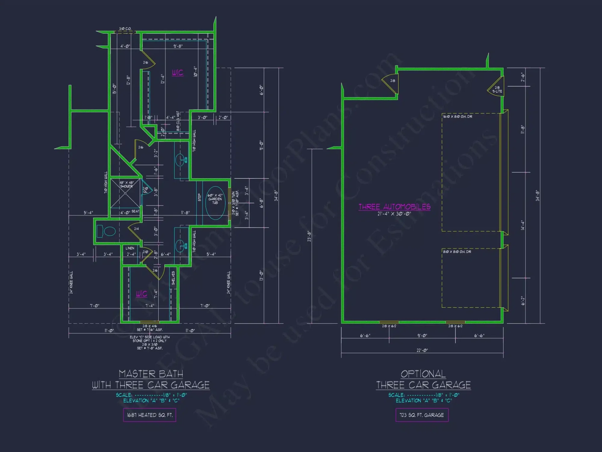 Elegant New American house Plan with Spacious Layout and CAD Blueprint