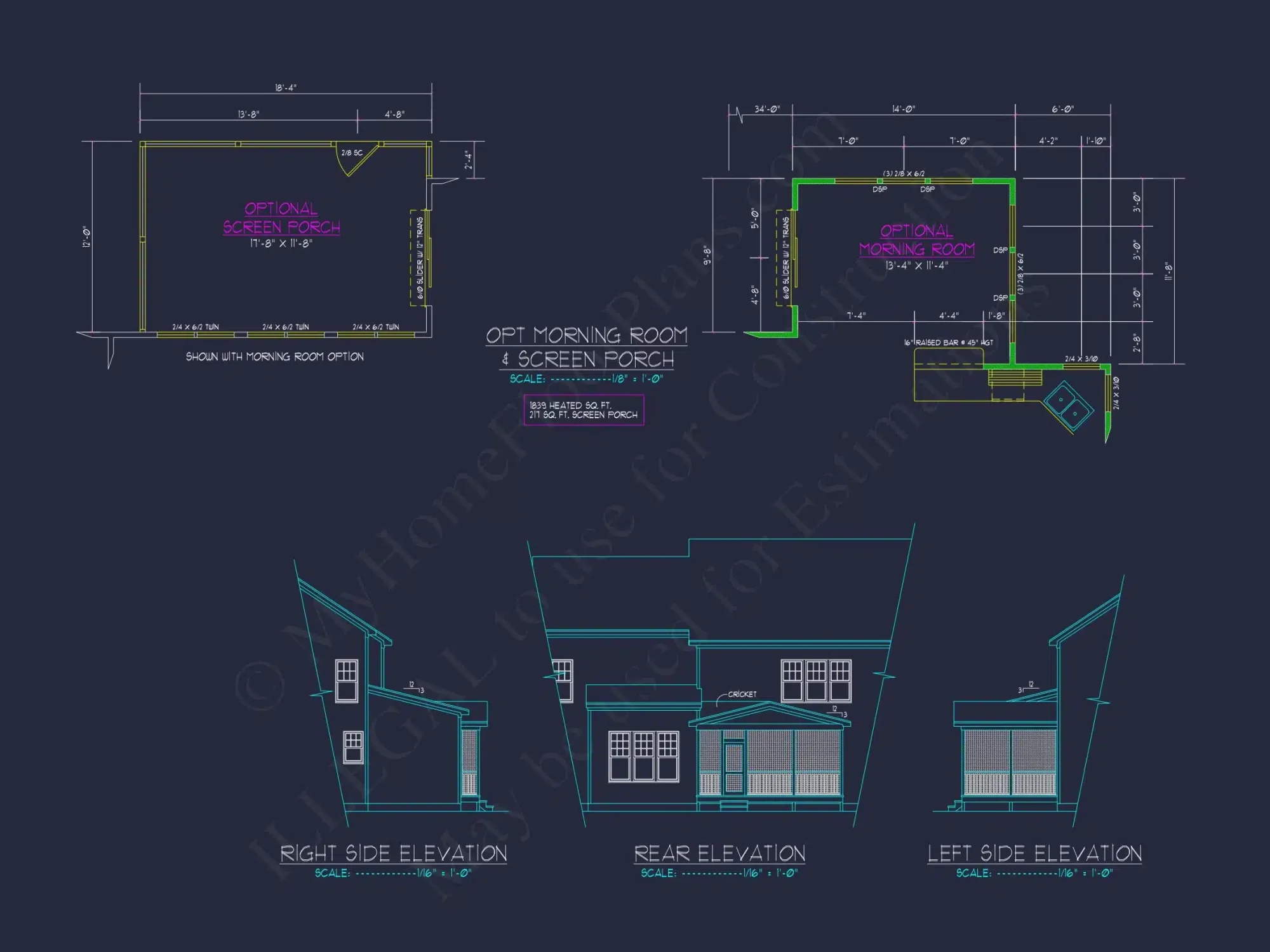 Elegant New American house Plan with Spacious Layout and CAD Blueprint